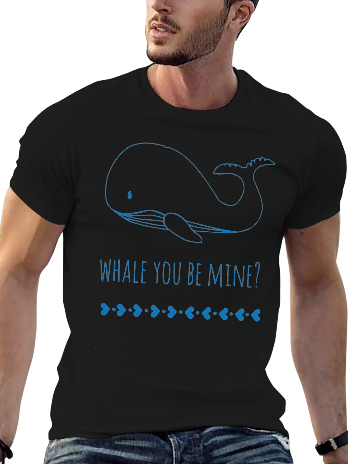 Whale You Be Mine? Valentines Day Graphic Tee