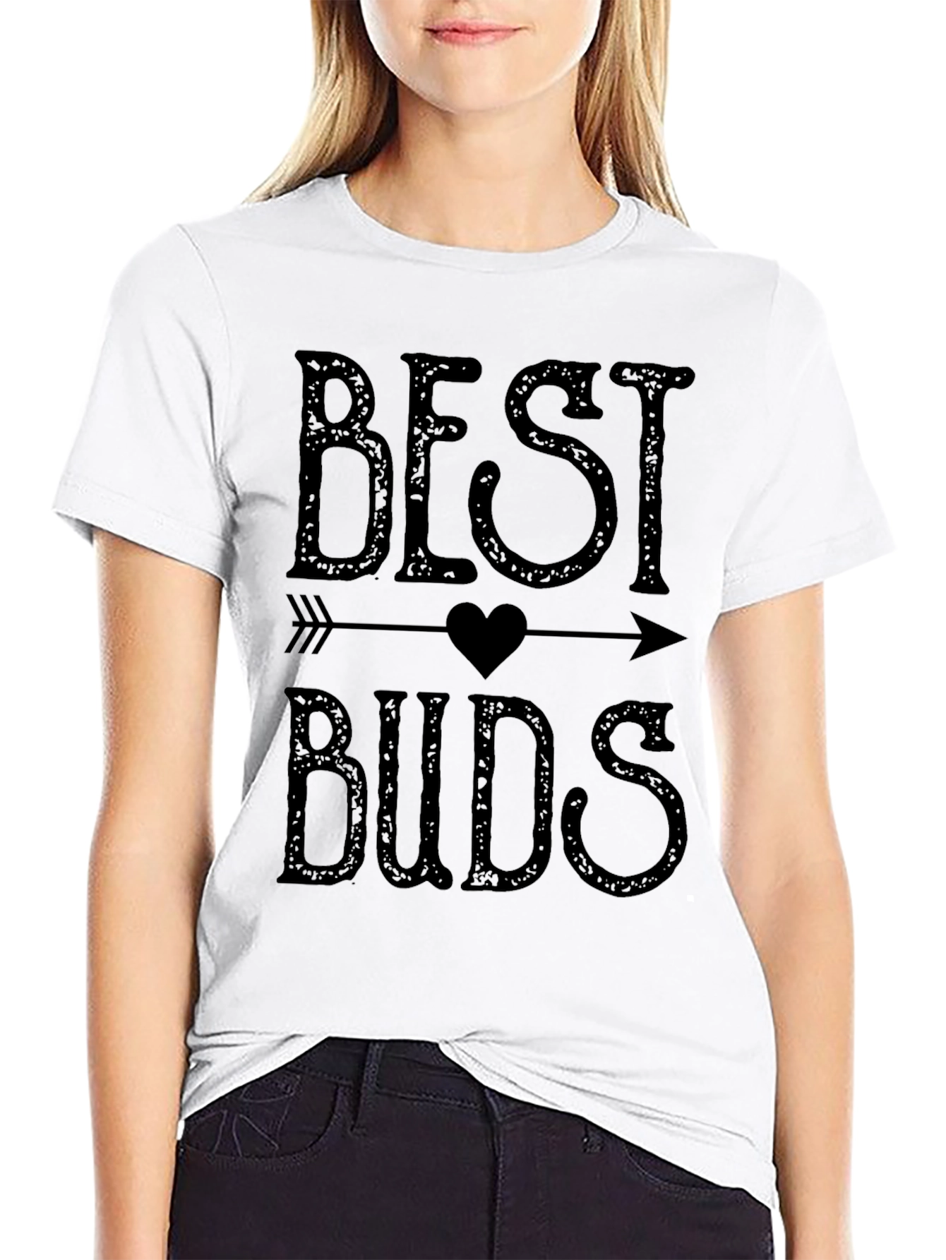 Best Buds Arrow Graphic Tee - Casual Comfort