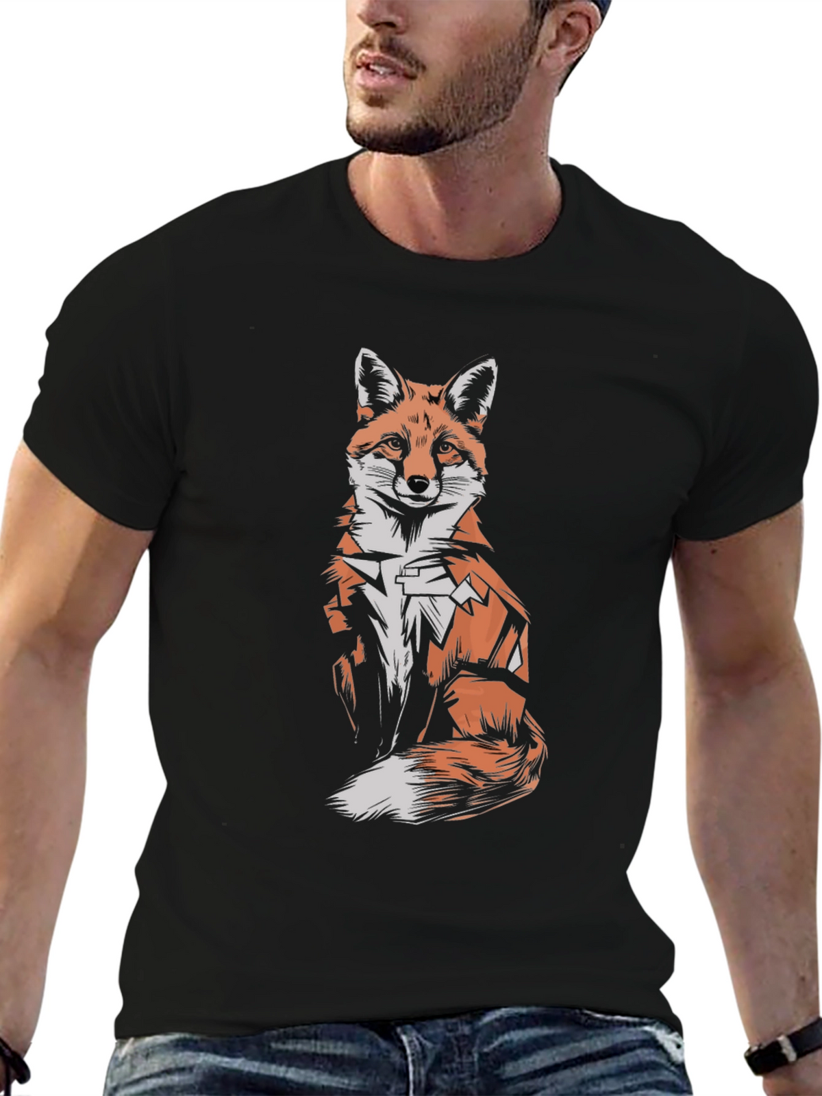 Fox Graphic Tee - Mens Short Sleeve T-Shirt