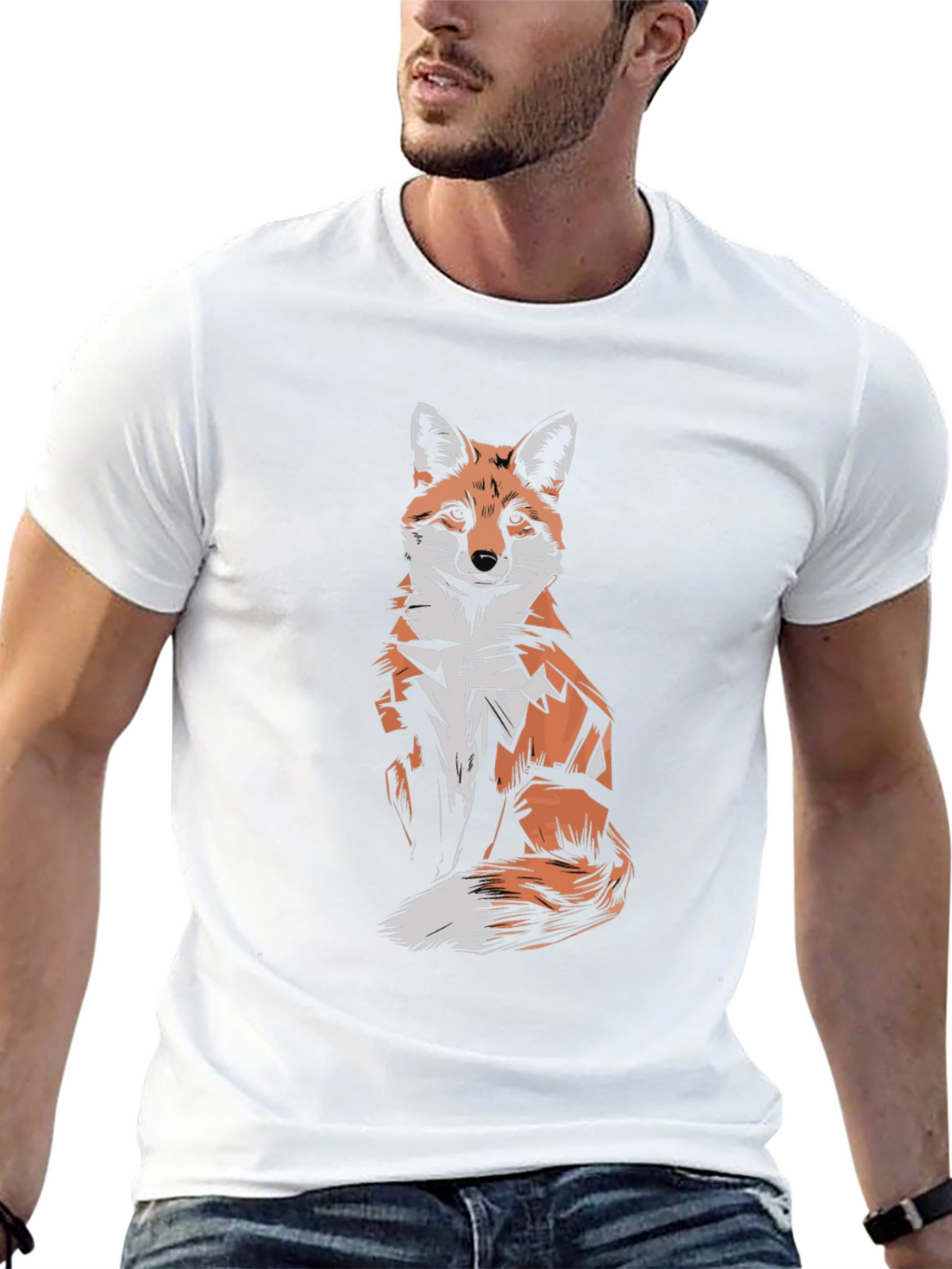 Fox Graphic Tee - Mens Short Sleeve T-Shirt