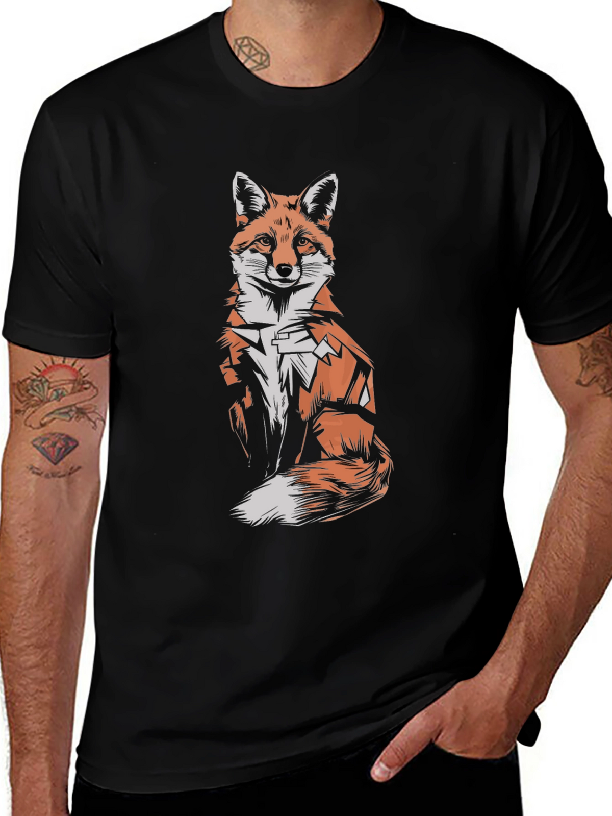 Fox Graphic Tee - Mens Short Sleeve T-Shirt