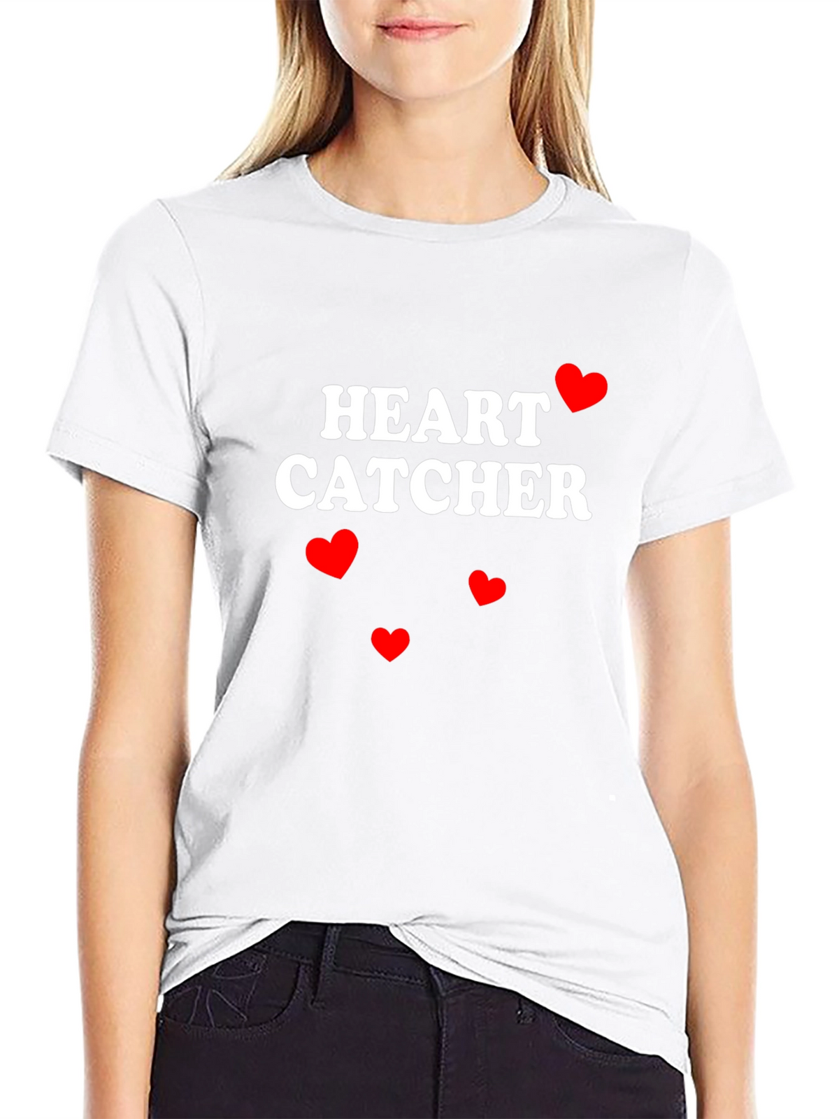 Heart Catcher Graphic Tee - Valentines Day Ready