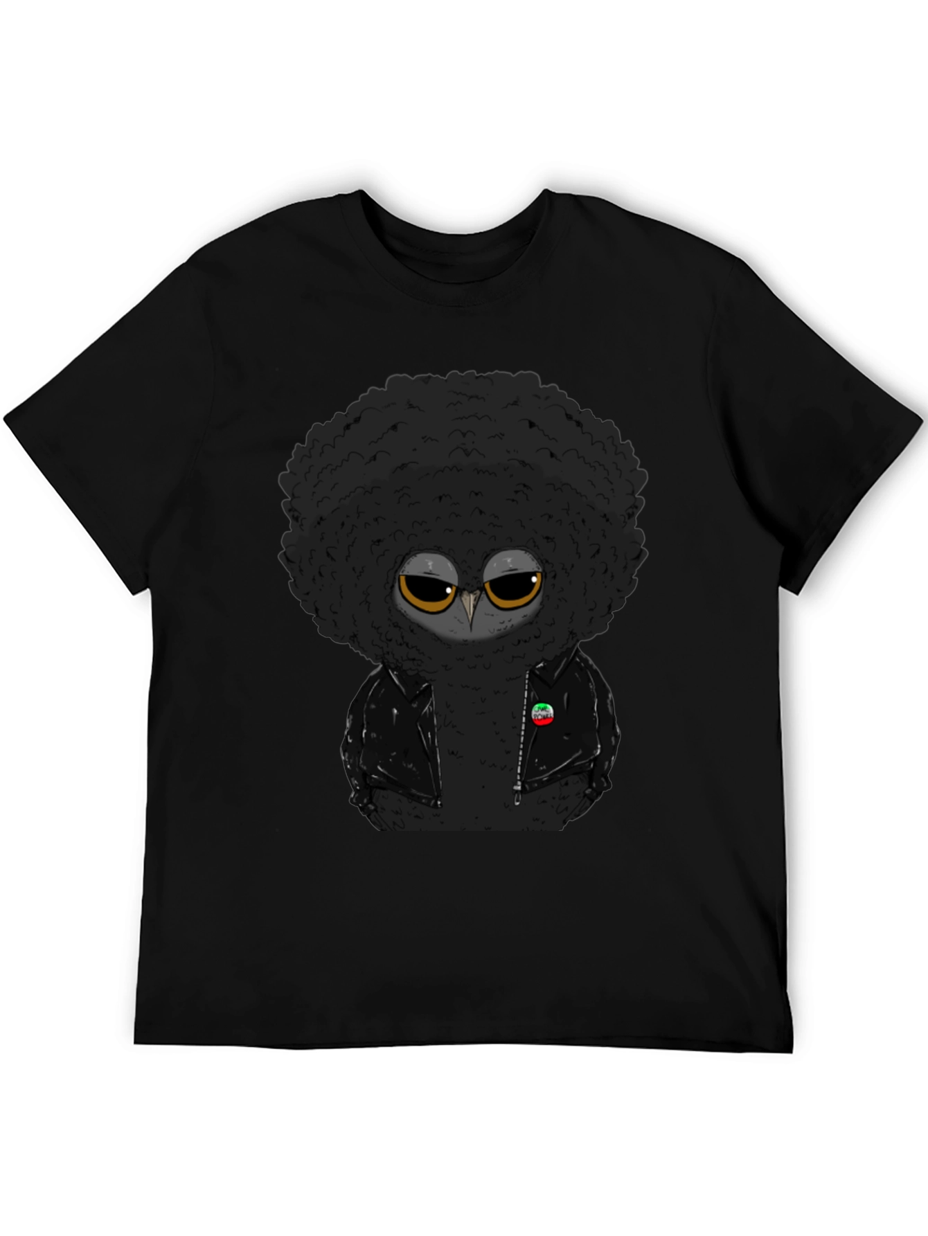 Funky Afro Owl T-Shirt - Cool & Unique Design