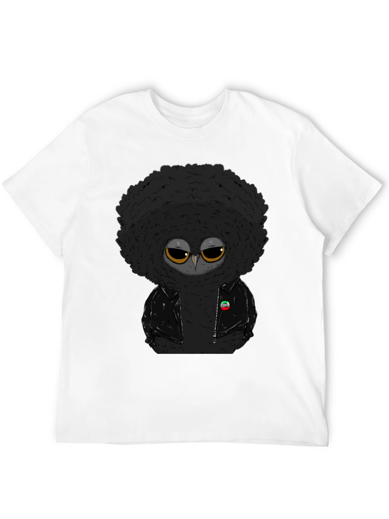 Funky Afro Owl T-Shirt - Cool & Unique Design
