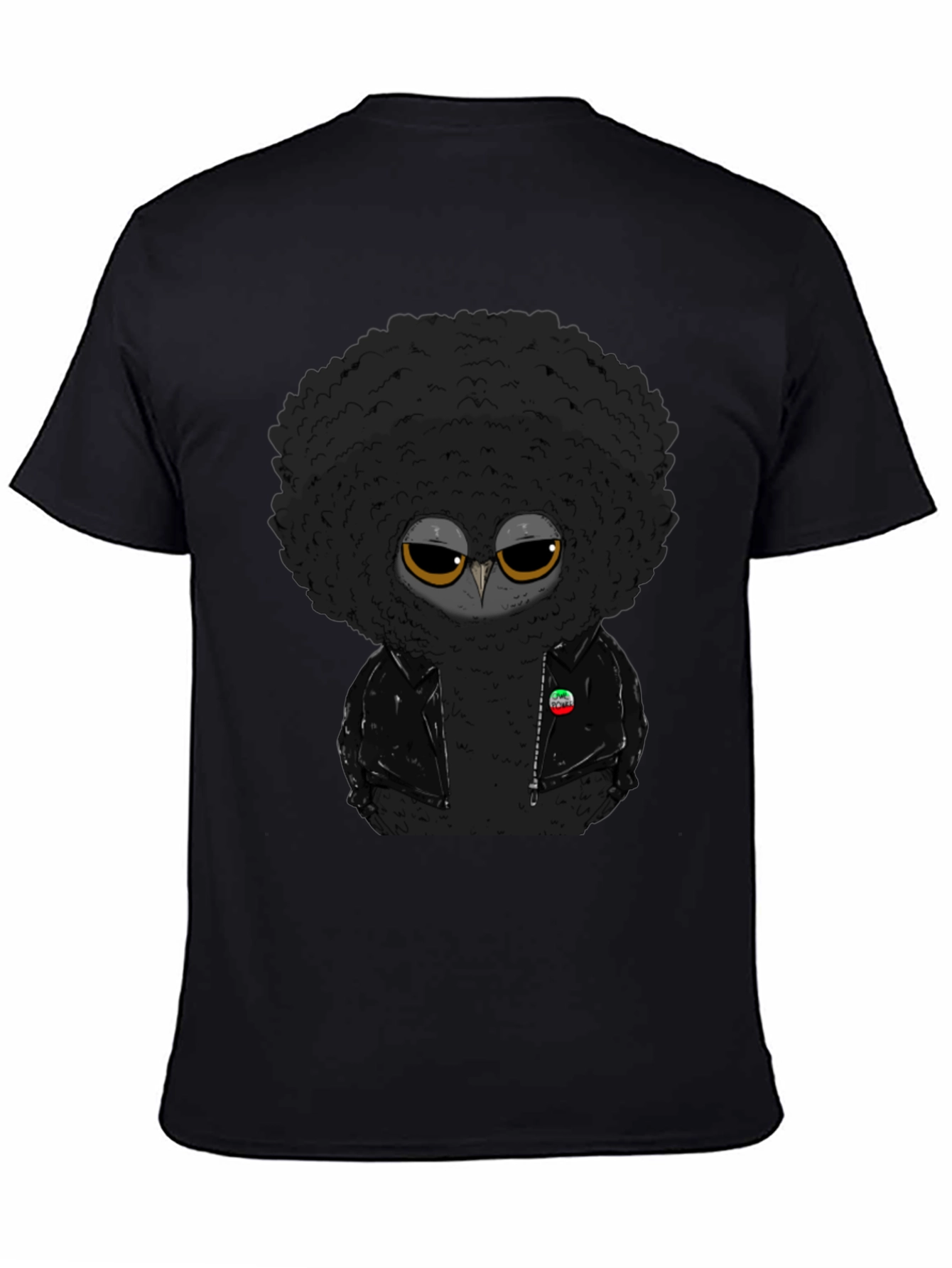 Funky Afro Owl T-Shirt - Cool & Unique Design