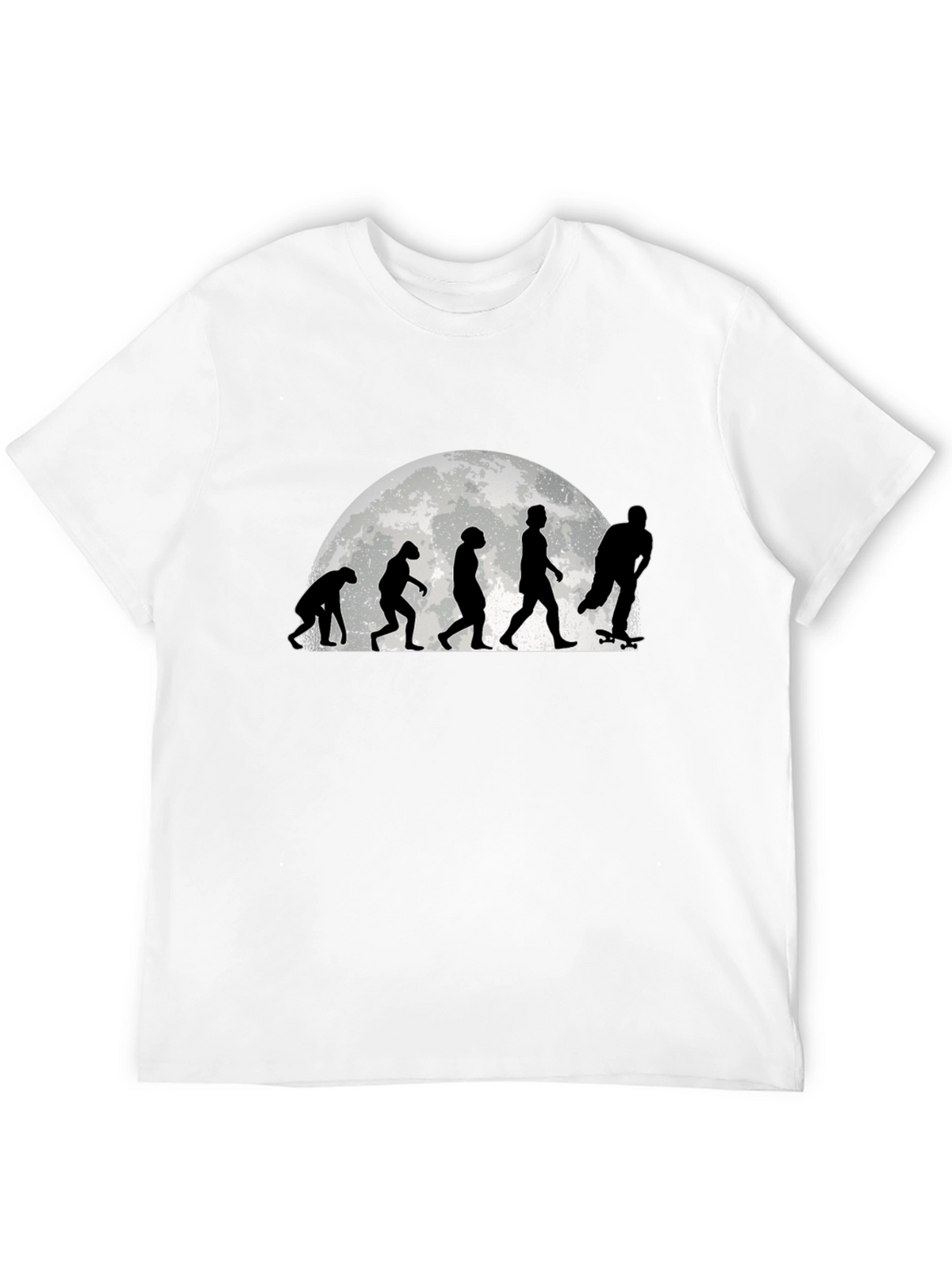 Evolution of Skateboarding Graphic Tee - Black
