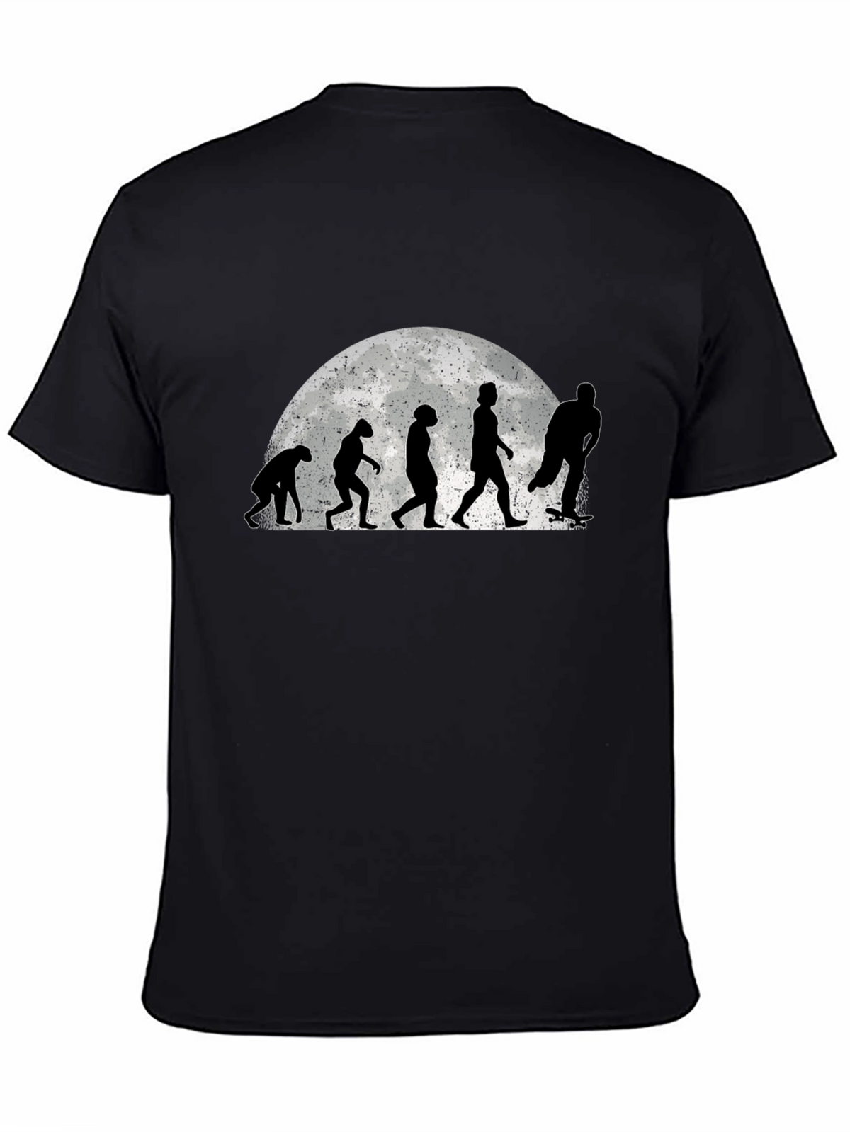 Evolution of Skateboarding Graphic Tee - Black