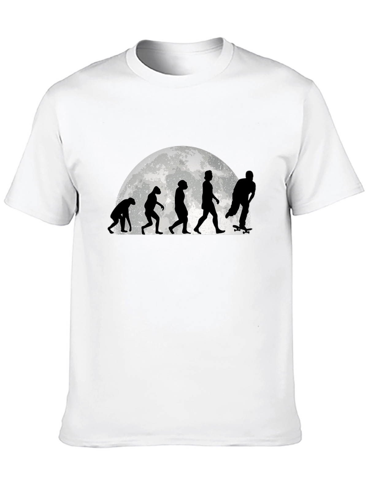 Evolution of Skateboarding Graphic Tee - Black