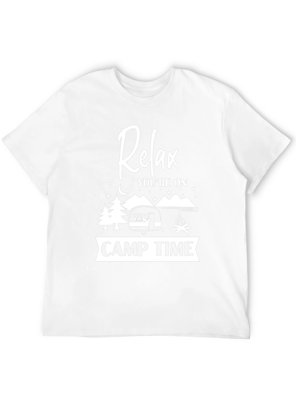 Relax Youre On Camp Time Black T-Shirt