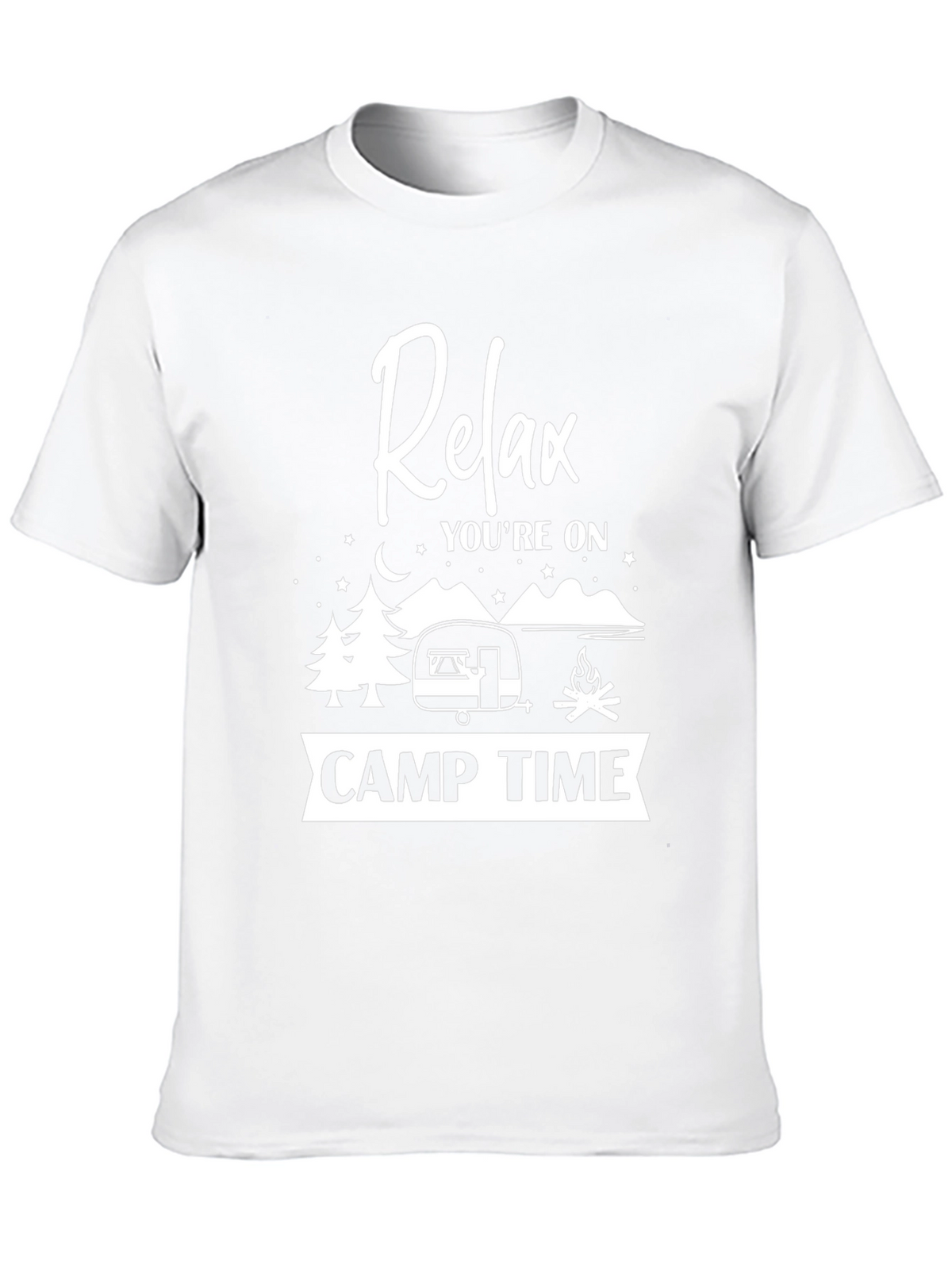 Relax Youre On Camp Time Black T-Shirt