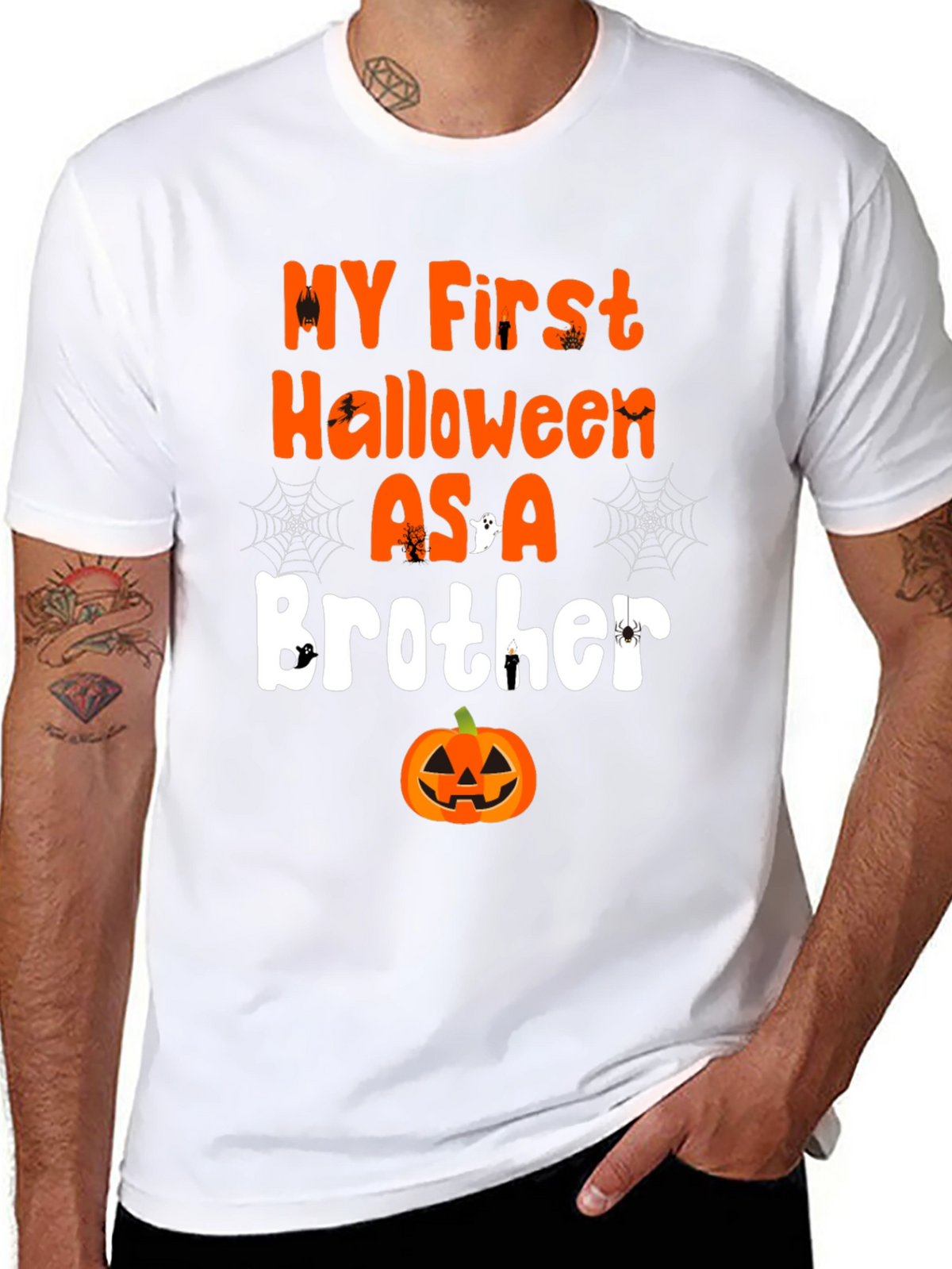 My First Halloween As A Brother T-Shirt