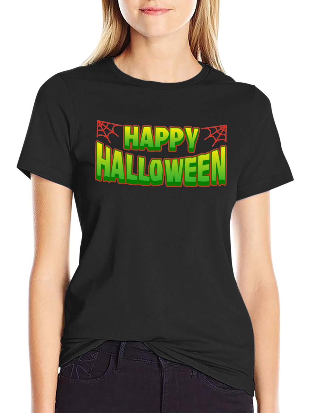Happy Halloween Graphic Tee - Spooky Season T-Shirt