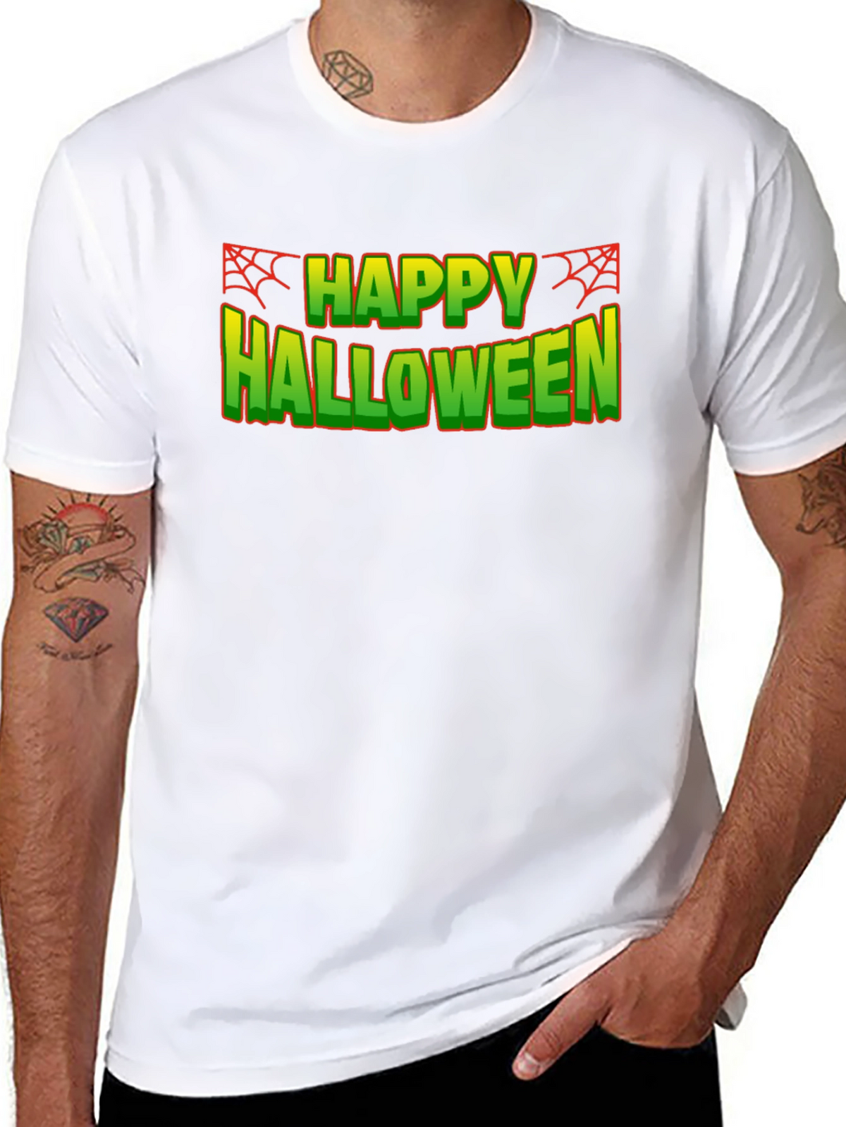 Happy Halloween Graphic Tee - Spooky Season T-Shirt