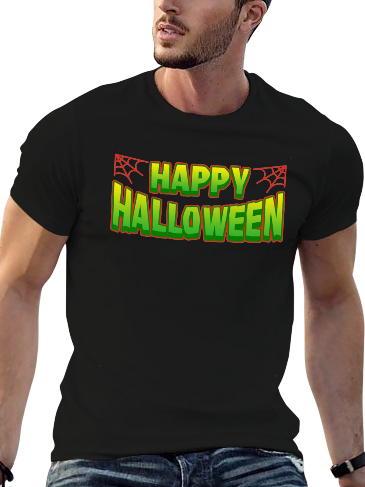 Happy Halloween Graphic Tee - Spooky Season T-Shirt