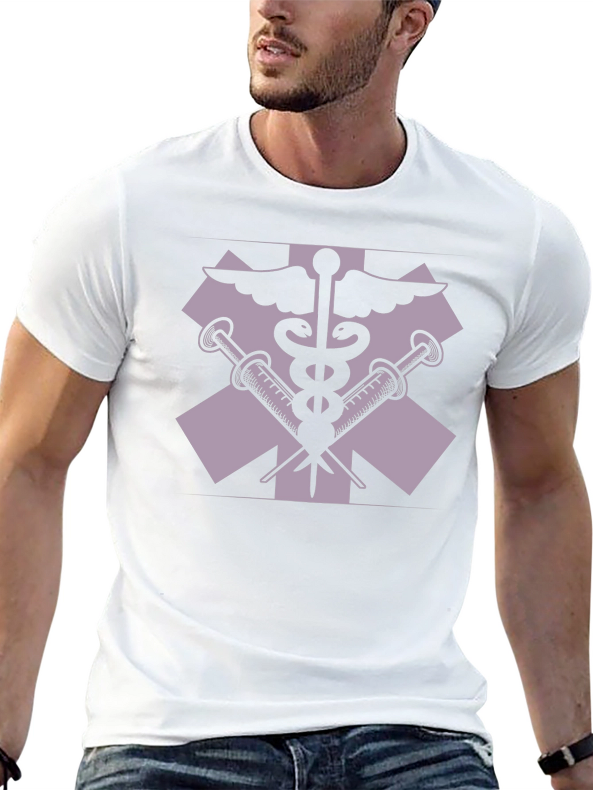 Medical Symbol T-Shirt - EMT Paramedic Design