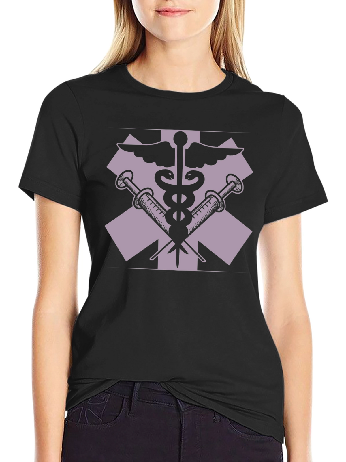 Medical Symbol T-Shirt - EMT Paramedic Design