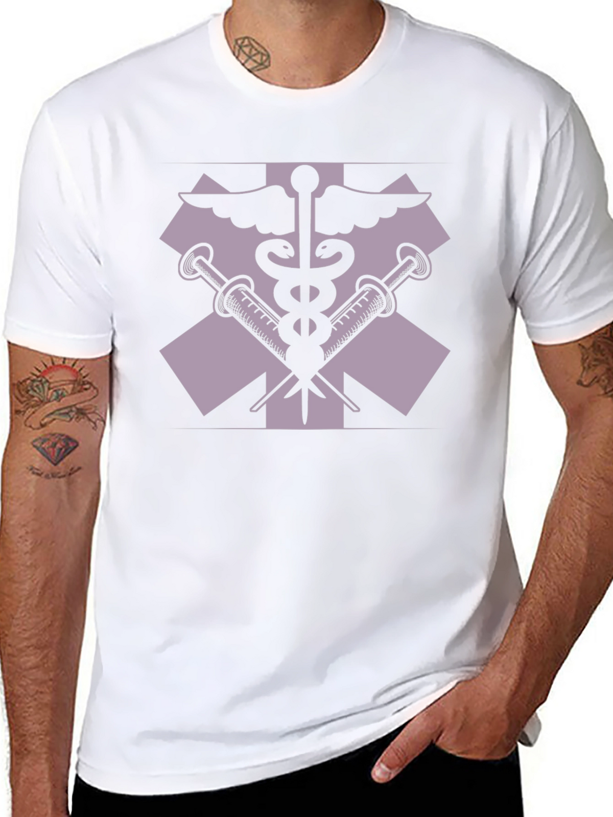 Medical Symbol T-Shirt - EMT Paramedic Design