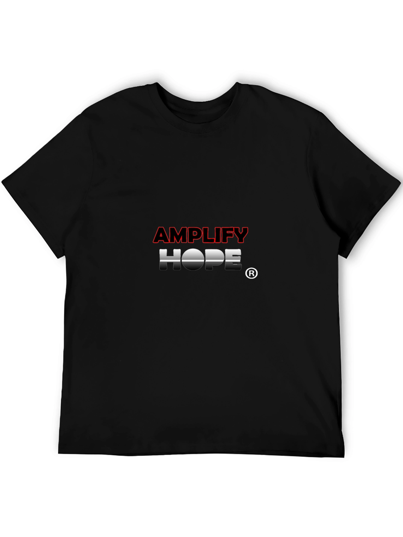 Amplify Hope Black Graphic T-Shirt