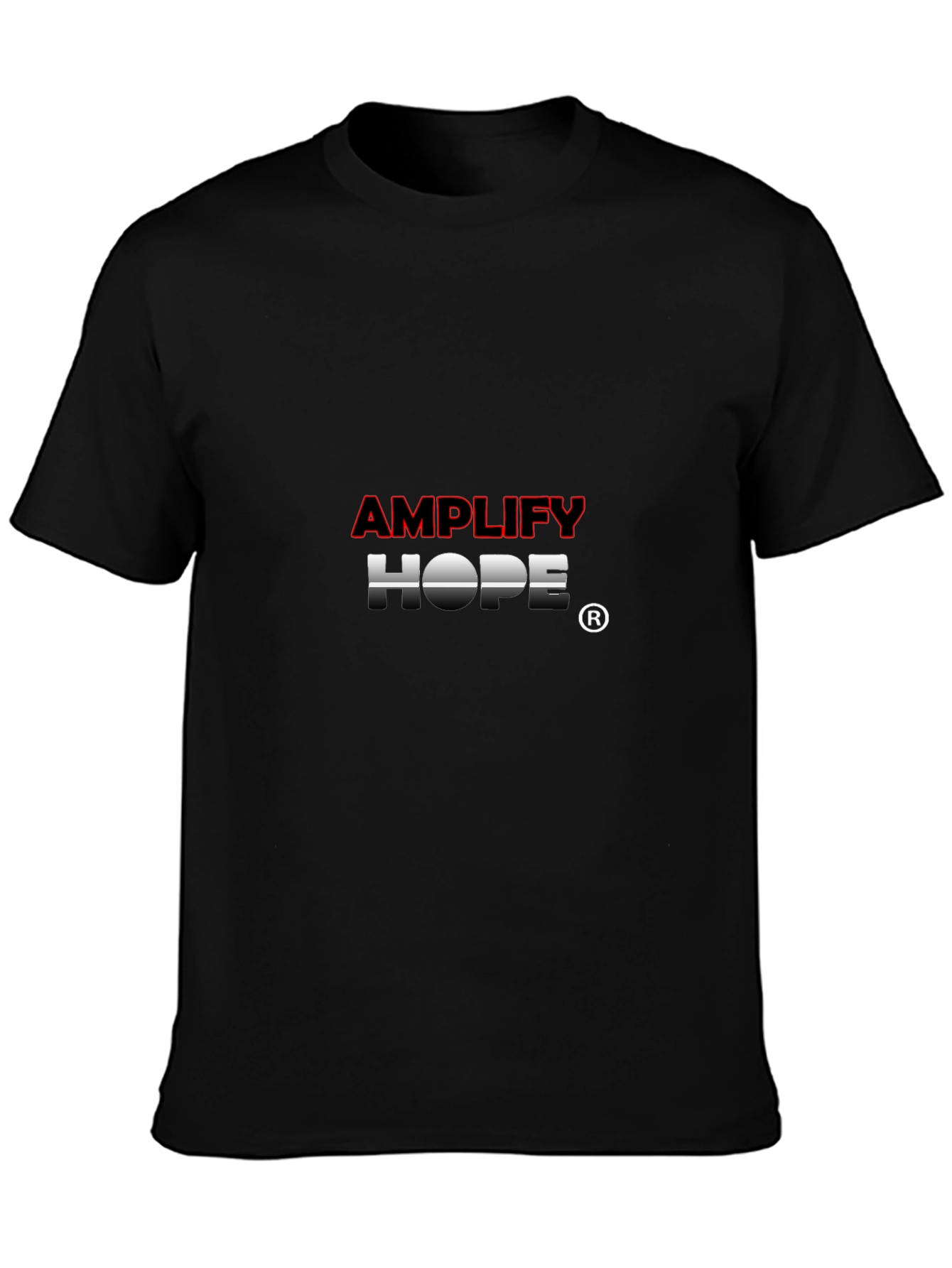 Amplify Hope Black Graphic T-Shirt