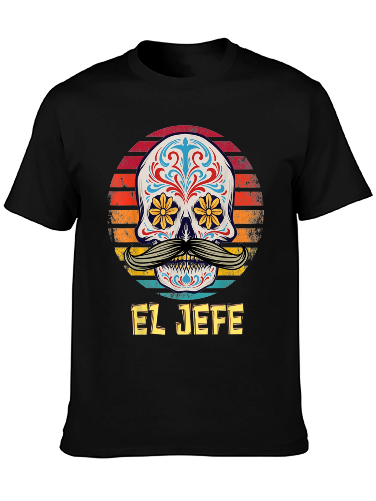 El Jefe Sugar Skull Graphic Tee
