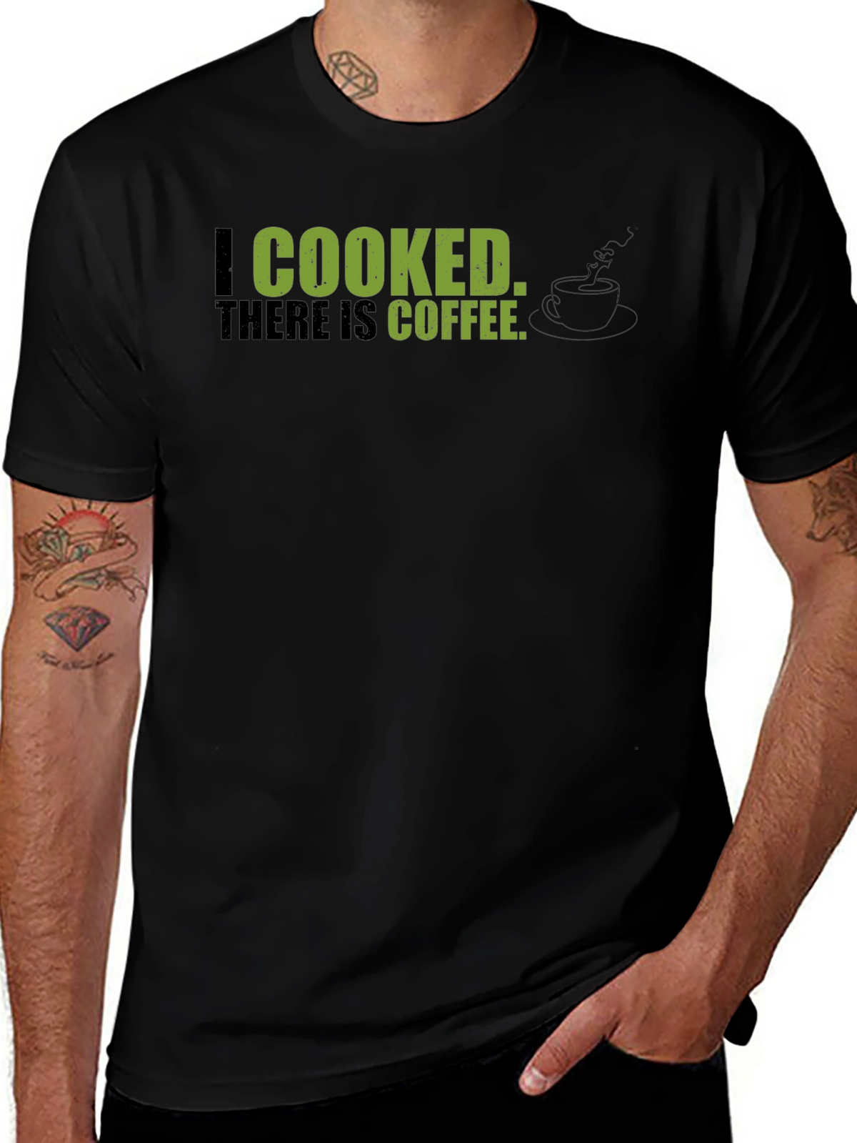 I Cooked There Is Coffee - Graphic Tee