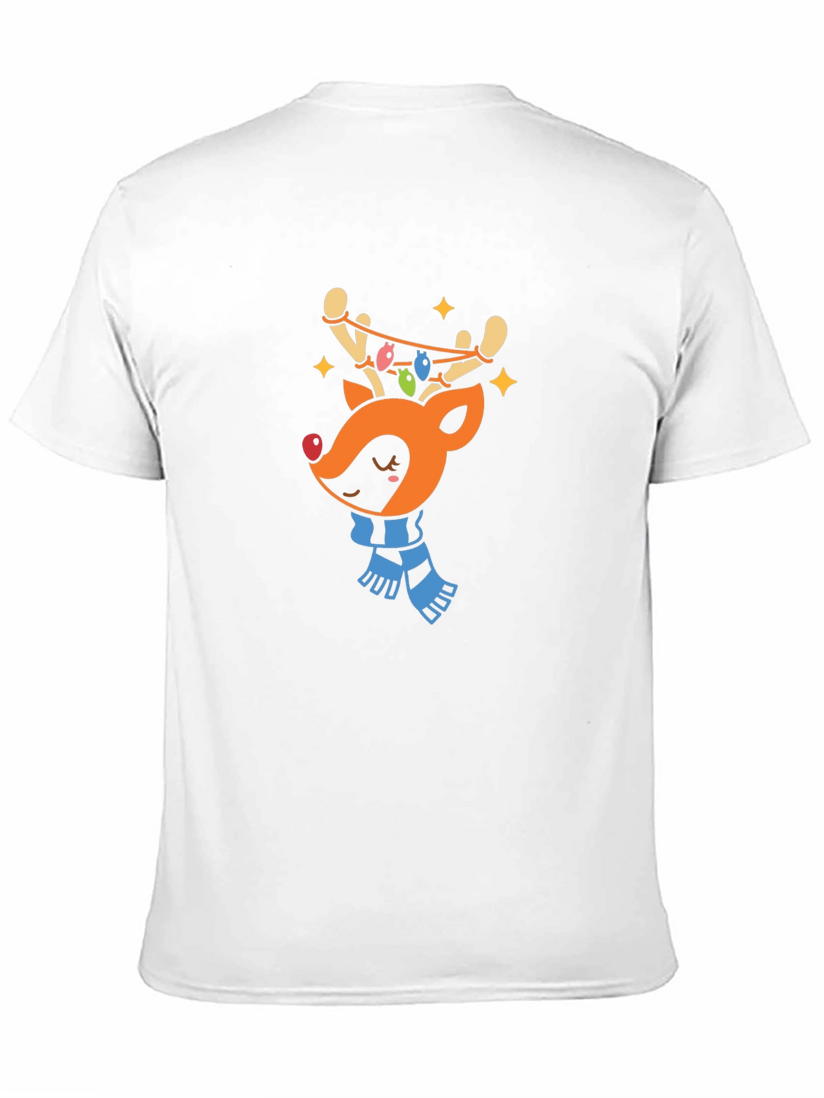 Festive Reindeer Graphic Tee - Holiday Cheer!
