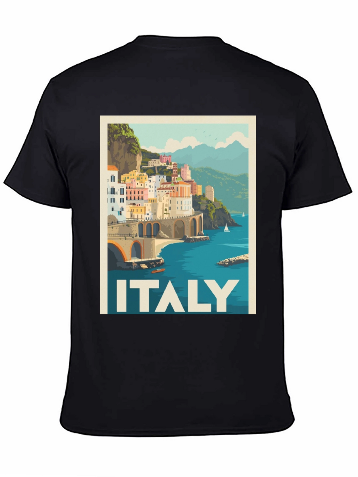 Italy Travel Poster T-Shirt