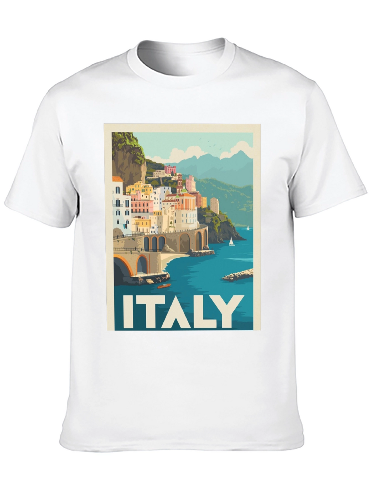 Italy Travel Poster T-Shirt