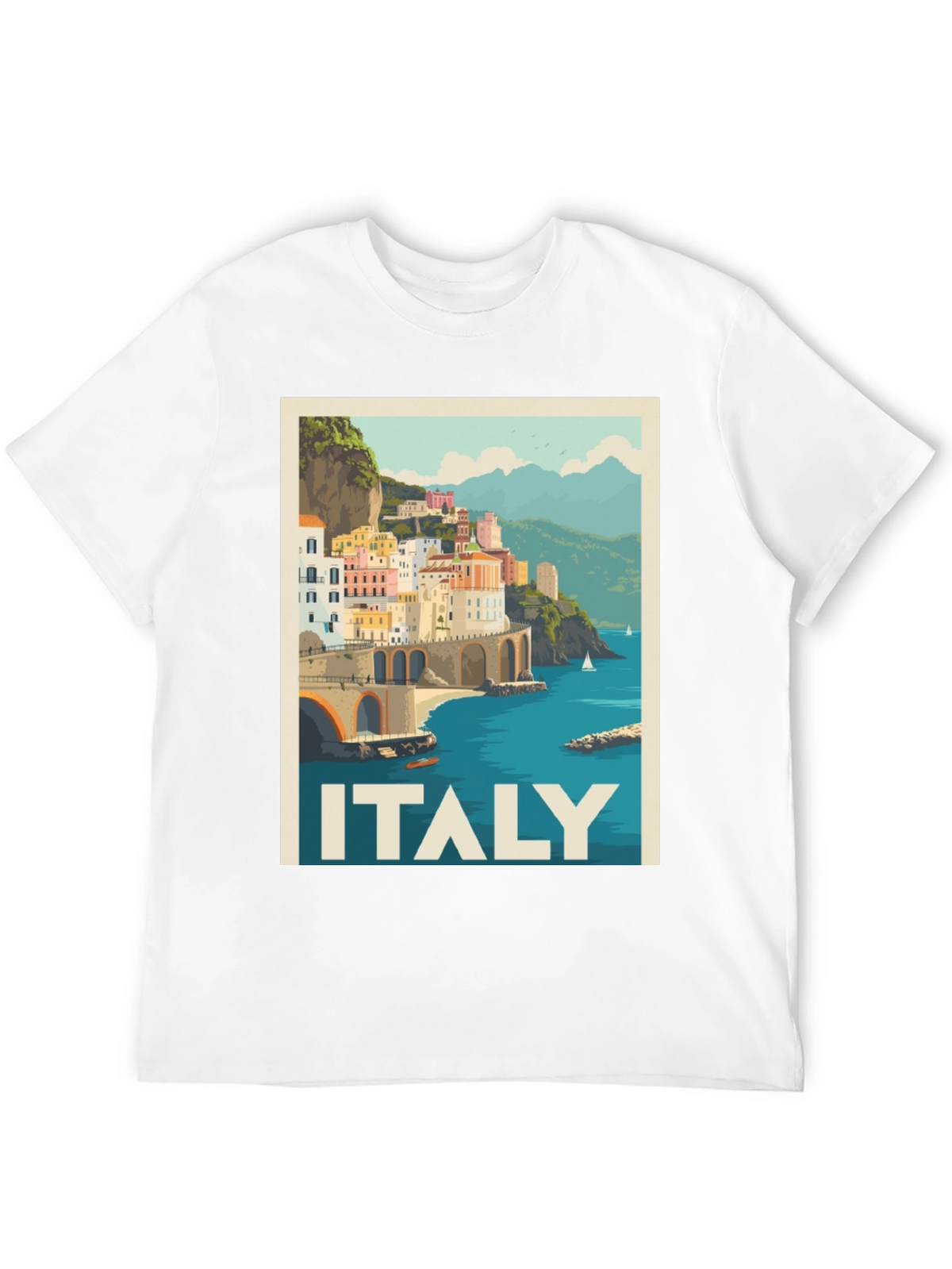 Italy Travel Poster T-Shirt