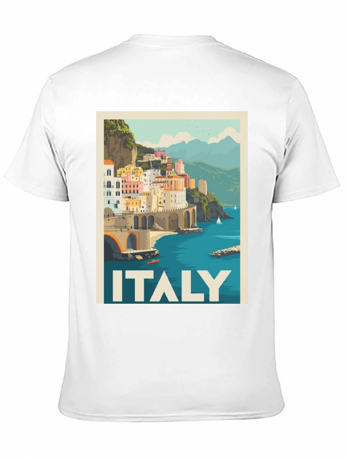 Italy Travel Poster T-Shirt