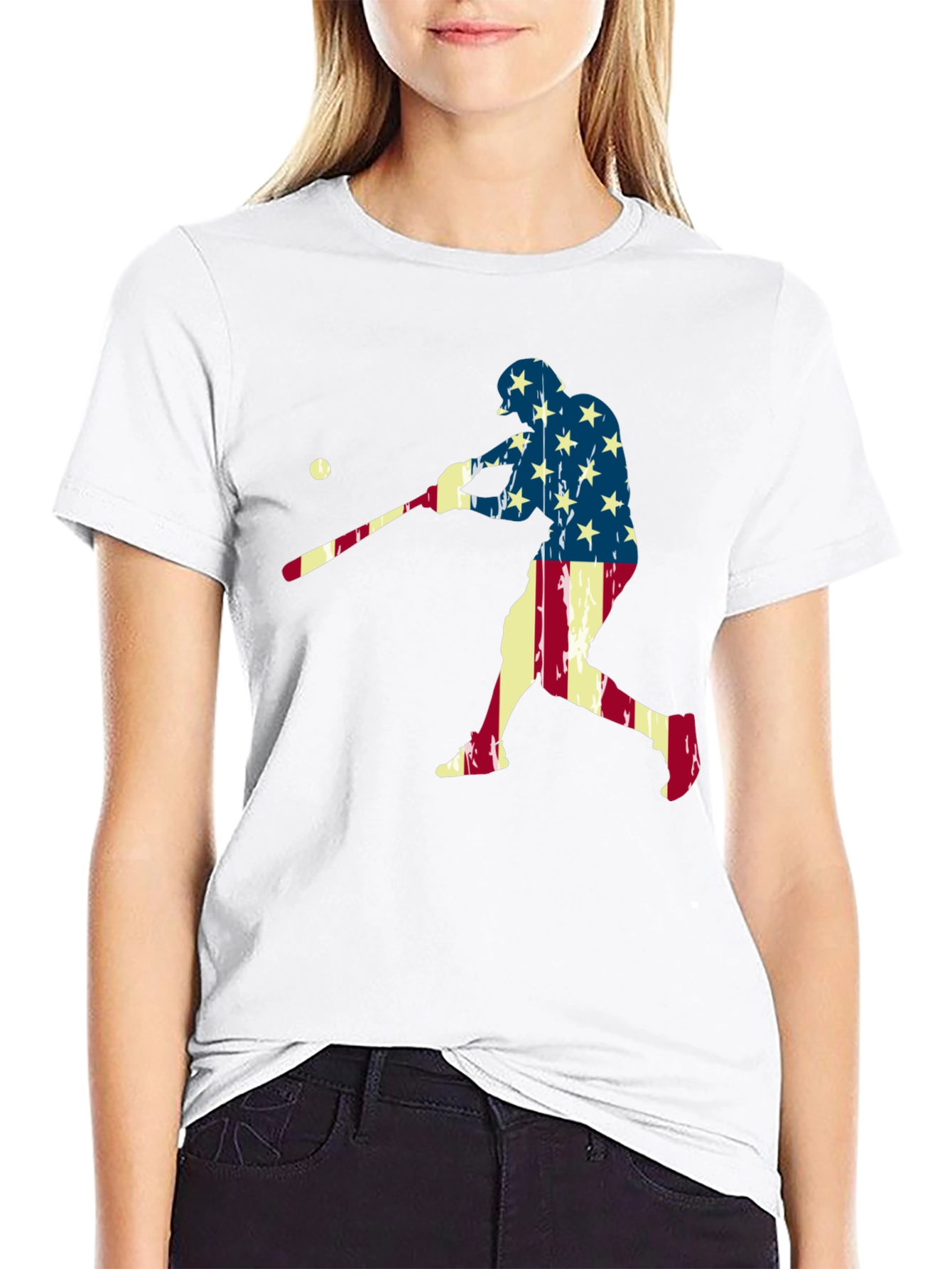 Baseball Patriotic T-Shirt