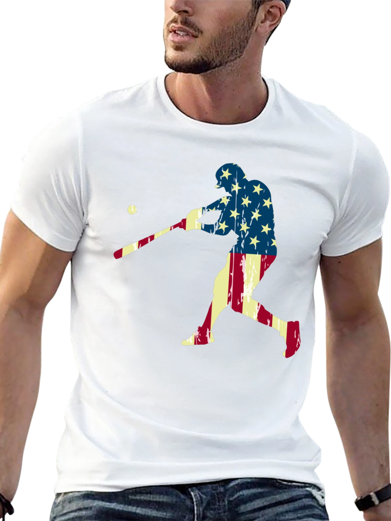 Baseball Patriotic T-Shirt