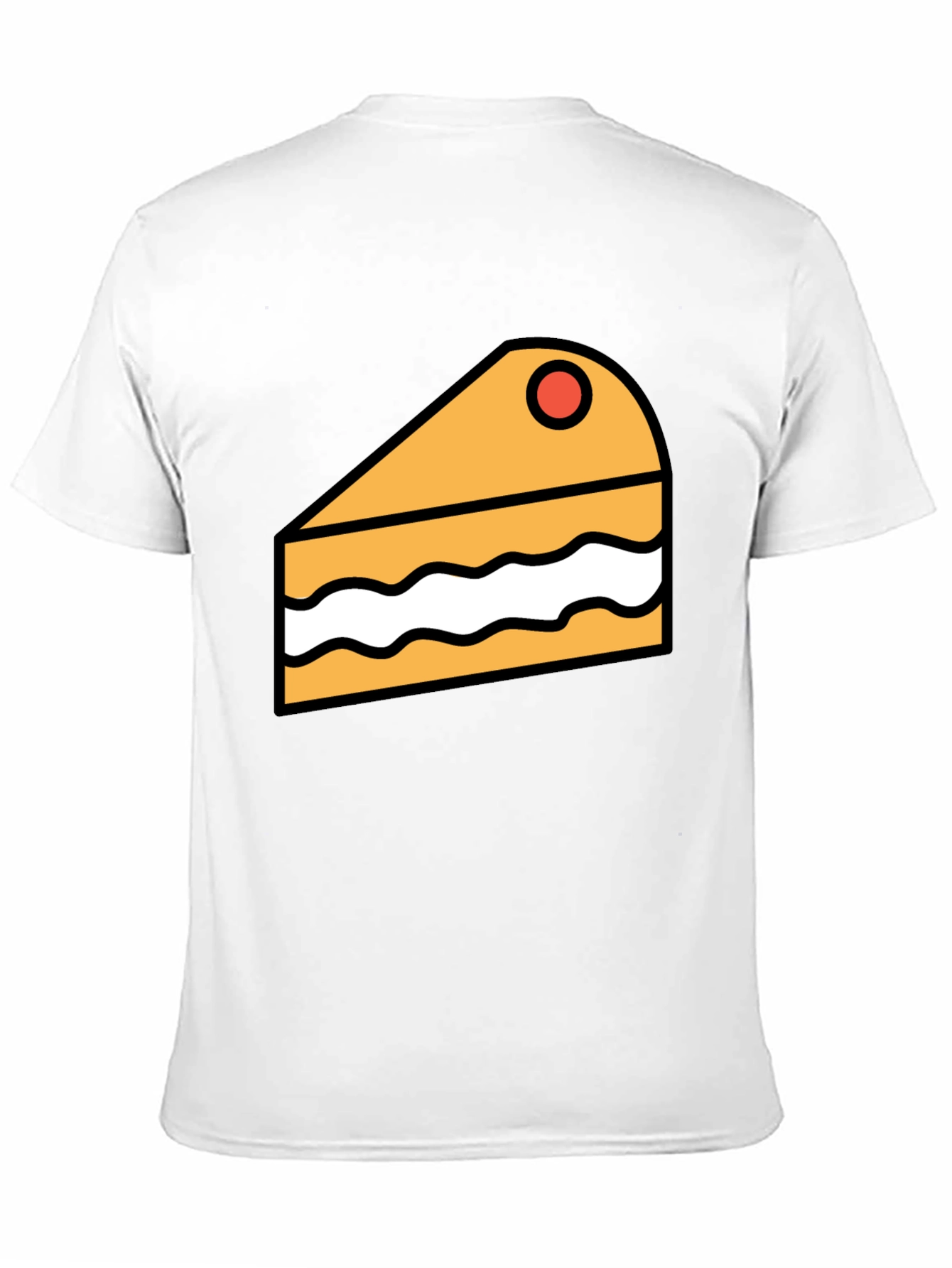 Cake Slice Graphic Tee - Dessert Lover T-Shirt