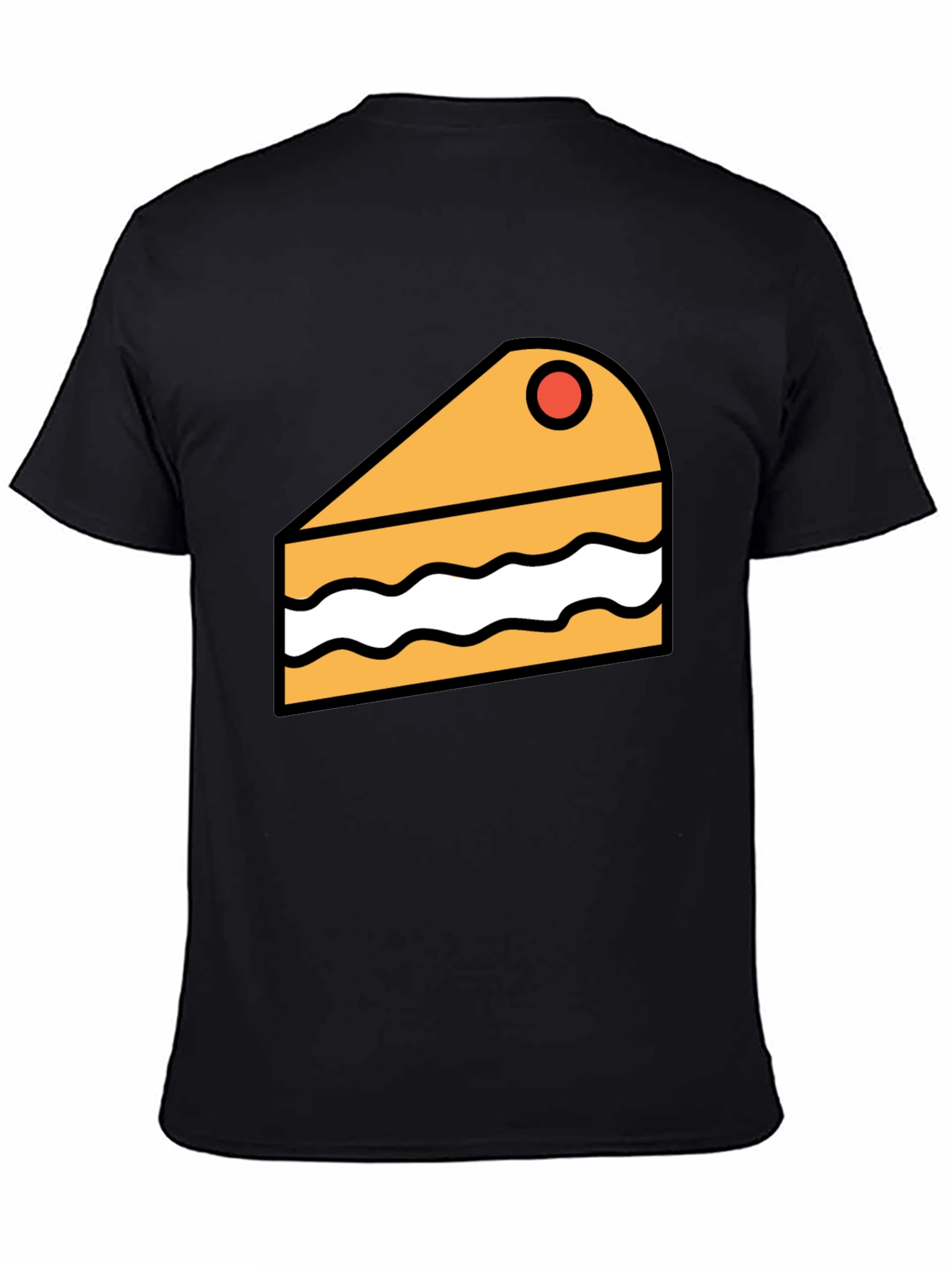 Cake Slice Graphic Tee - Dessert Lover T-Shirt