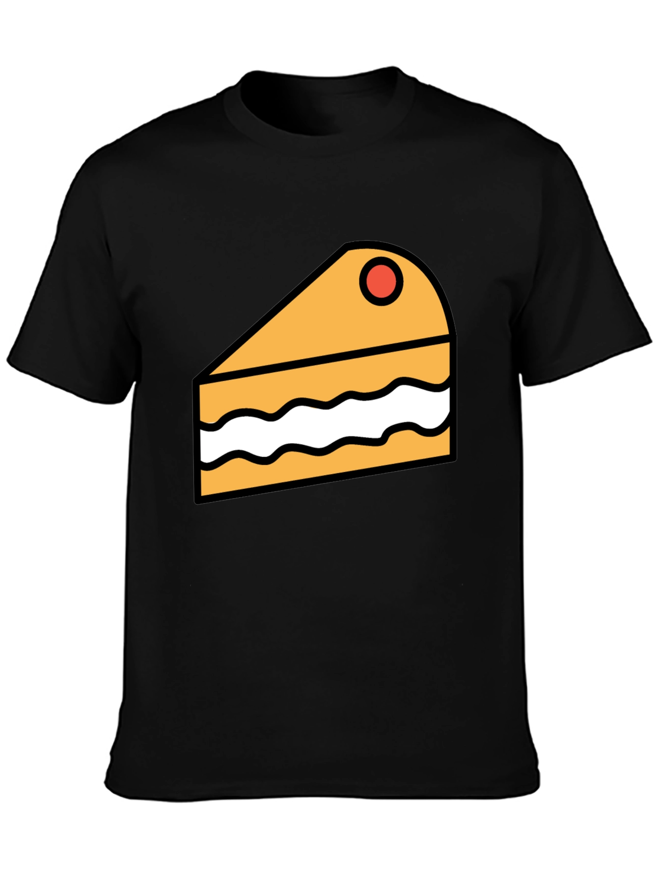 Cake Slice Graphic Tee - Dessert Lover T-Shirt
