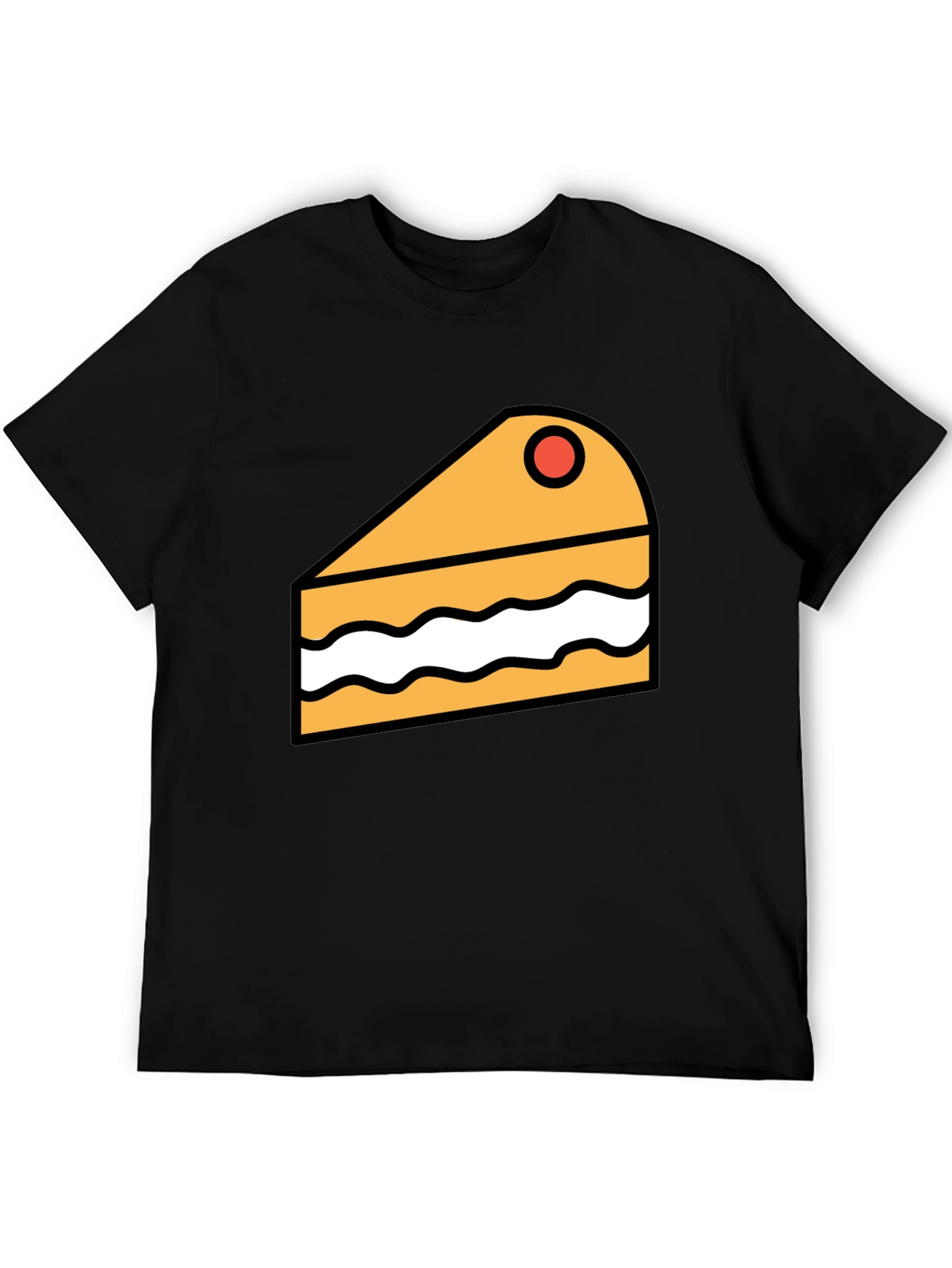 Cake Slice Graphic Tee - Dessert Lover T-Shirt