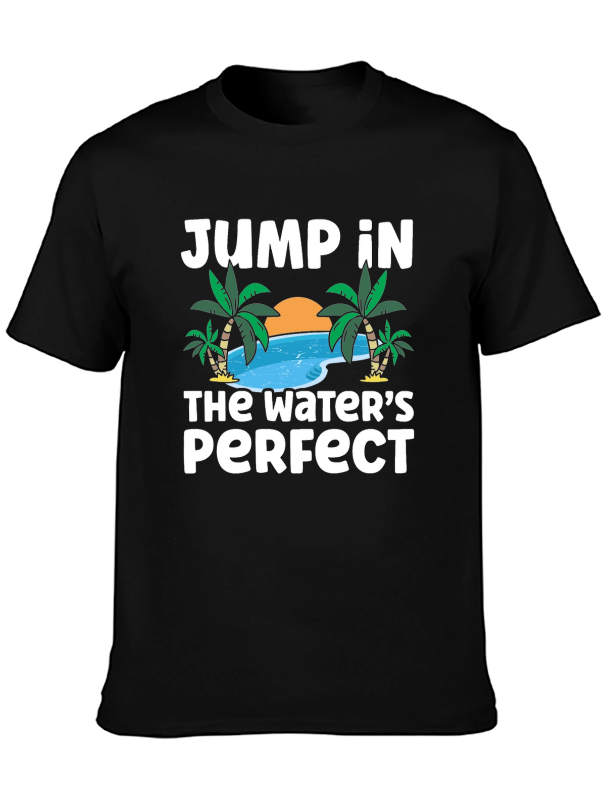 Jump In The Waters Perfect T-Shirt - Summer Fun