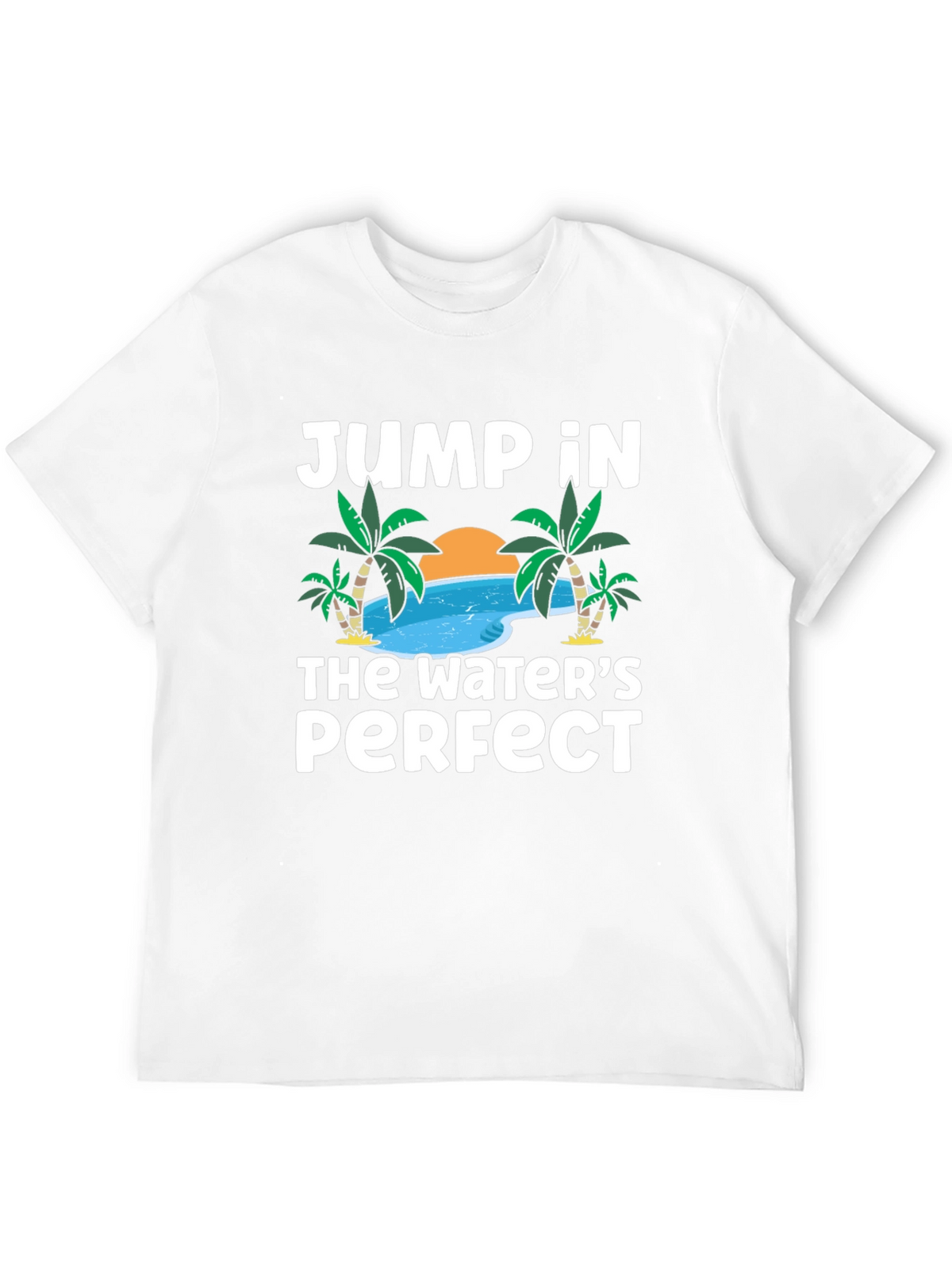 Jump In The Waters Perfect T-Shirt - Summer Fun