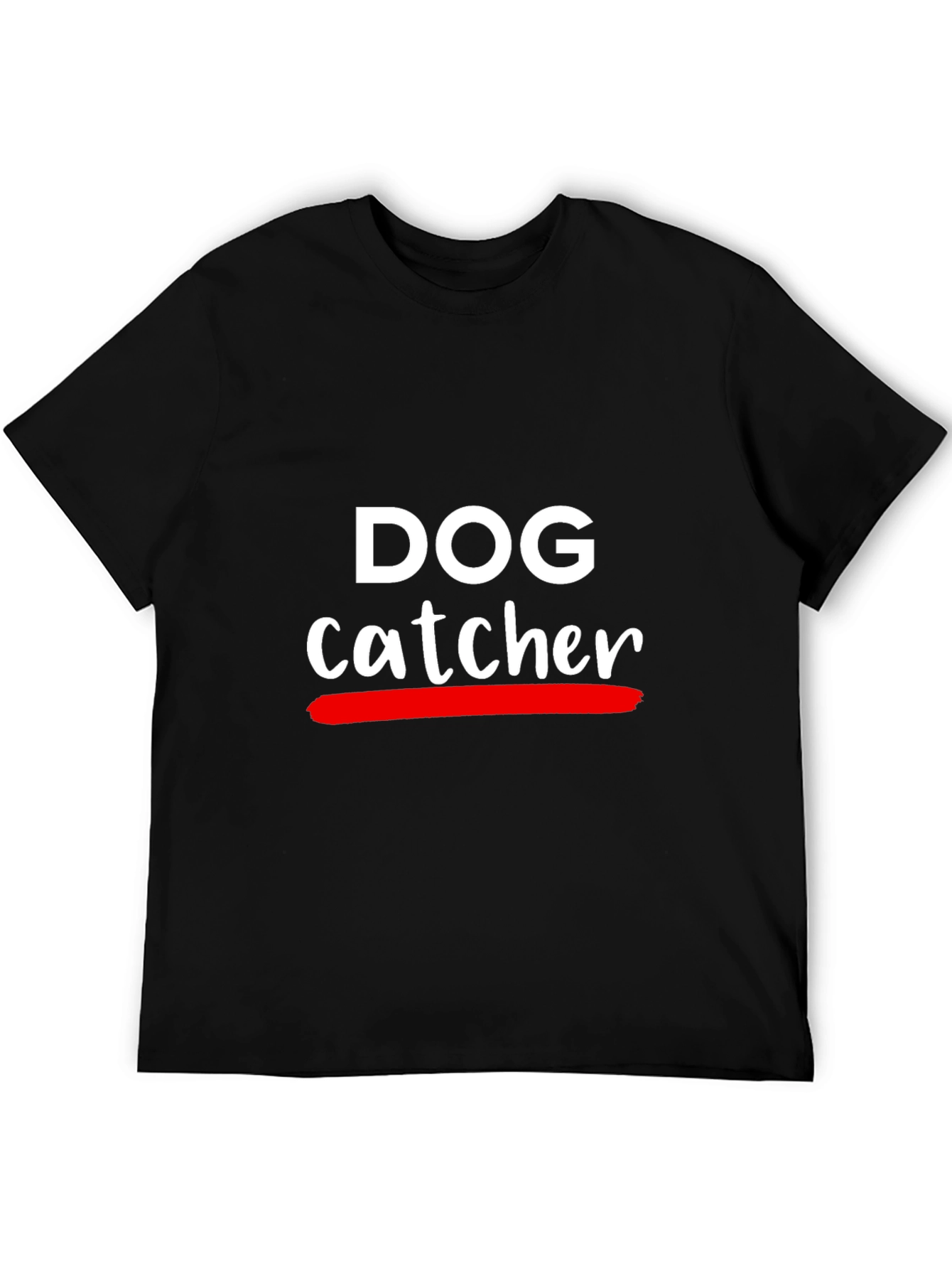 Dog Catcher Graphic Tee - Crew Neck T-Shirt