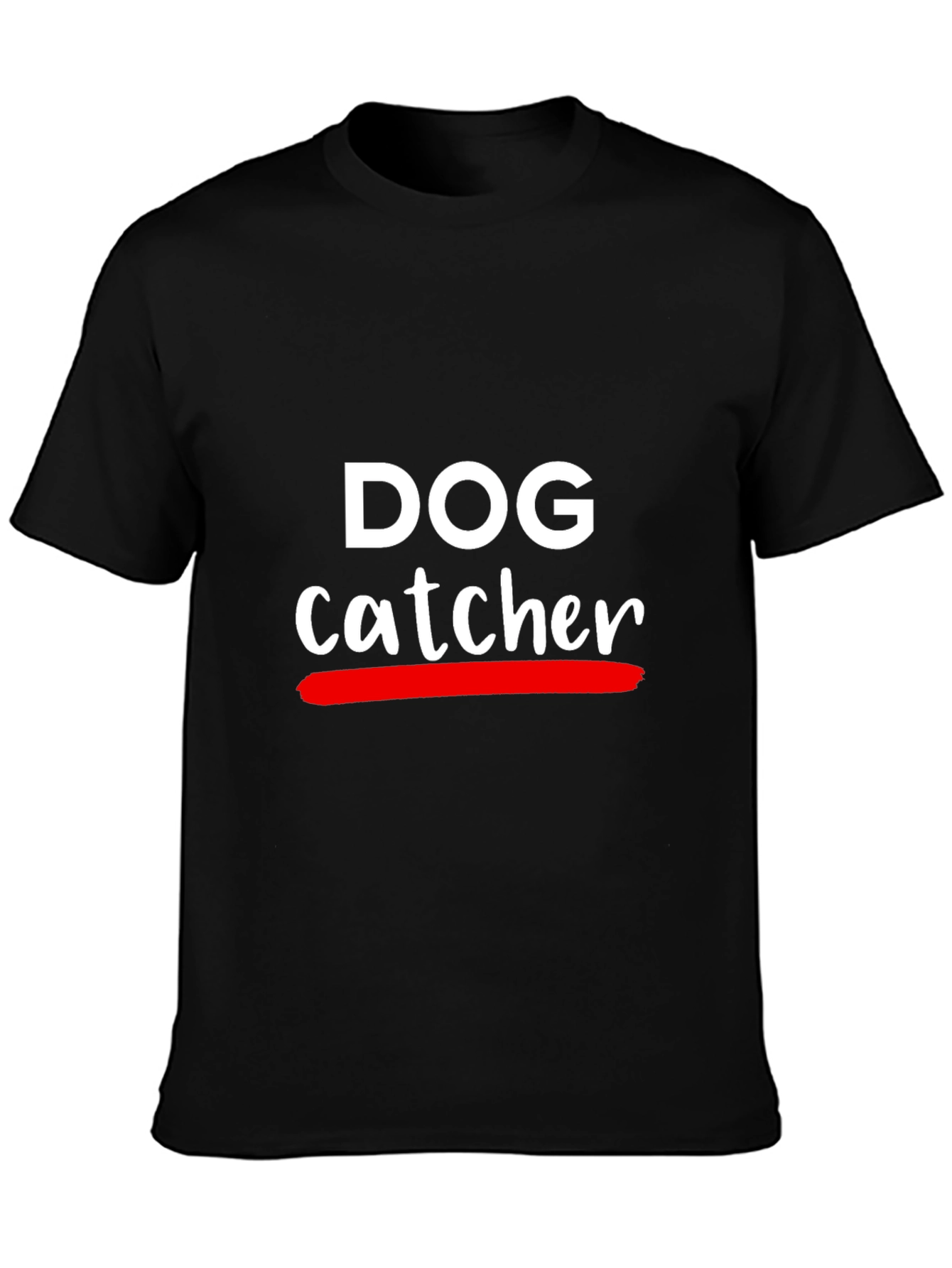 Dog Catcher Graphic Tee - Crew Neck T-Shirt