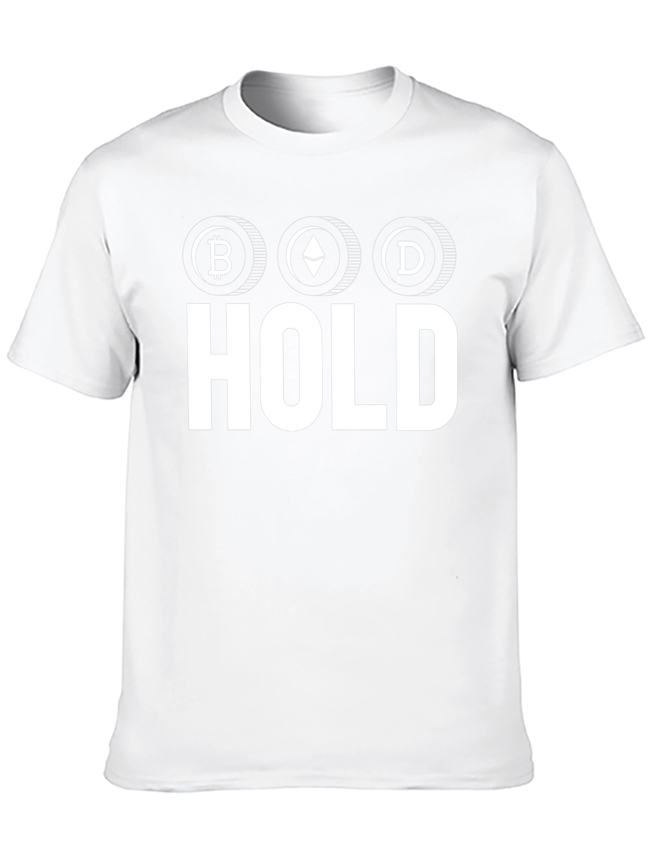 Crypto HODL T-Shirt - Bitcoin Ethereum Doge