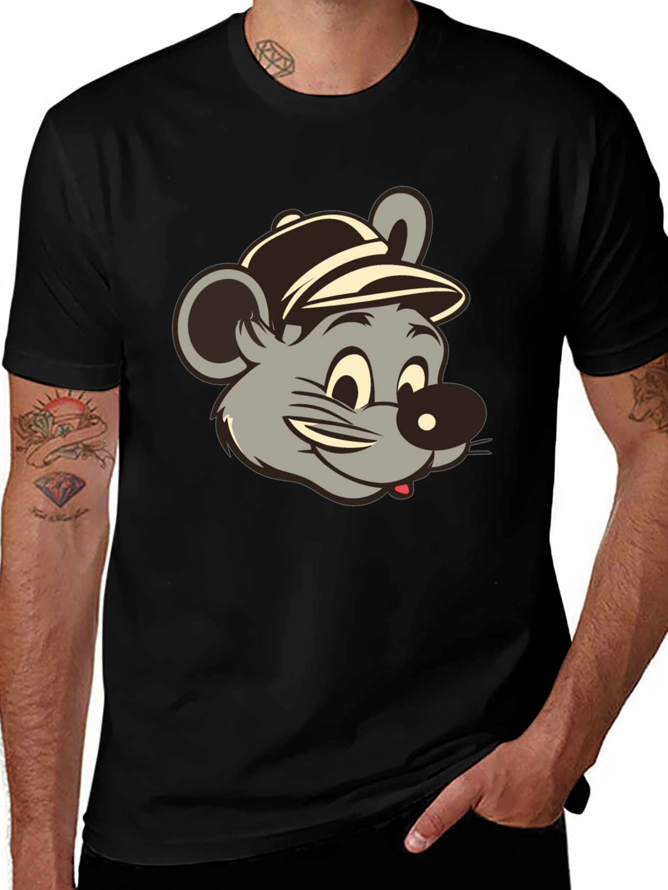 Cartoon Mouse Graphic Tee