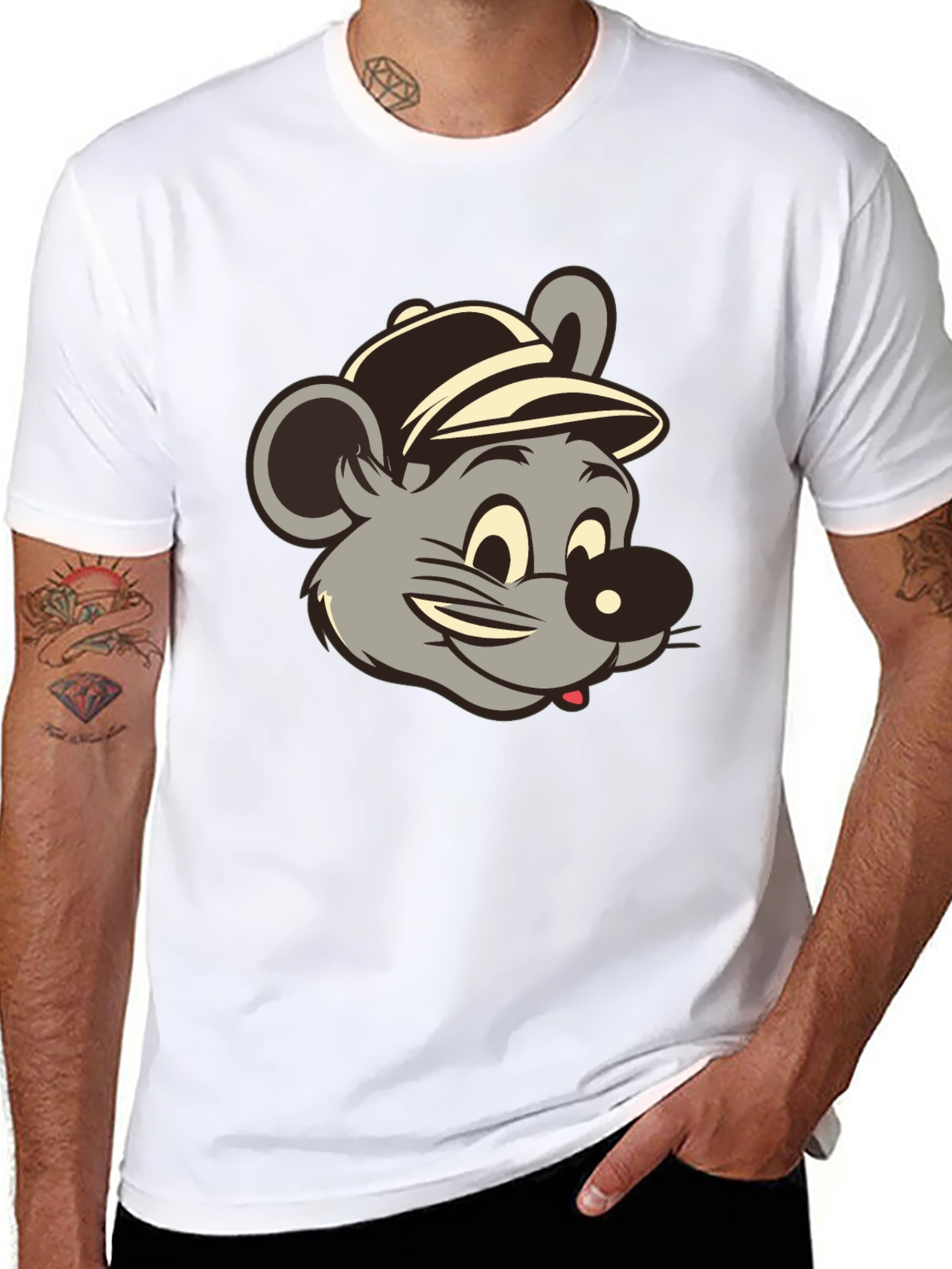 Cartoon Mouse Graphic Tee