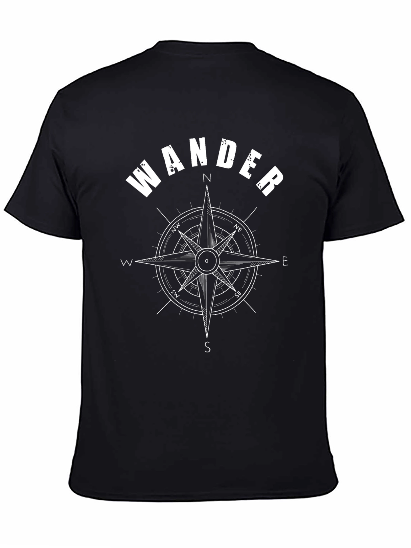 Wander Compass Graphic T-Shirt - Adventure Ready