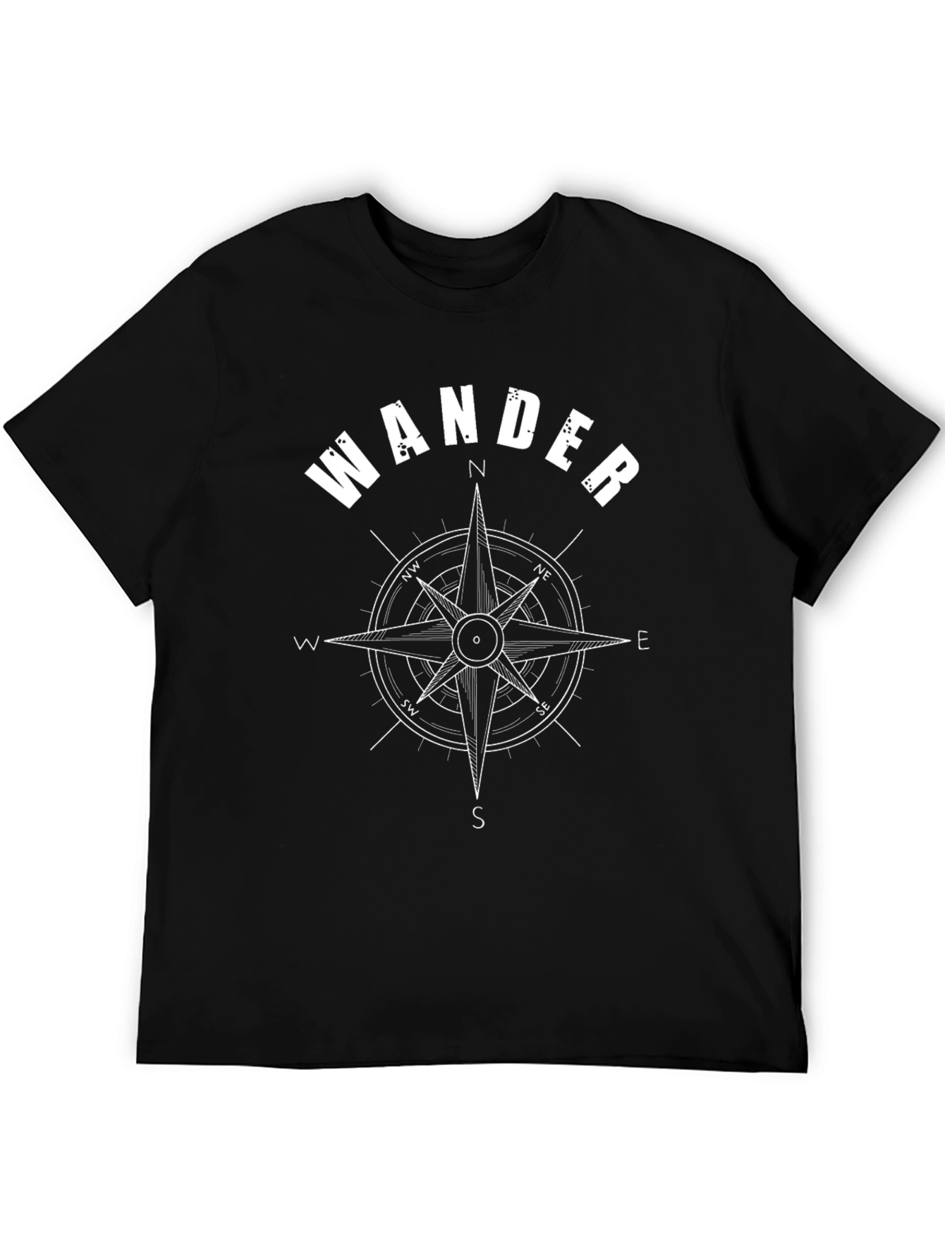 Wander Compass Graphic T-Shirt - Adventure Ready