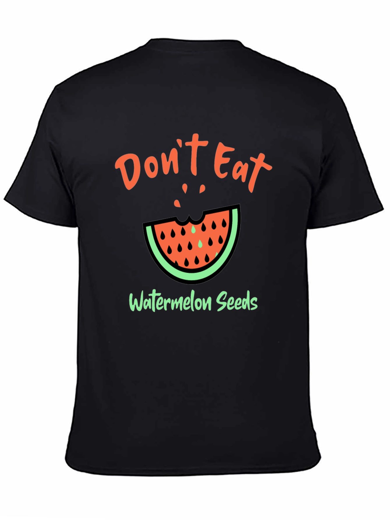 Funny Watermelon Seeds Graphic T-Shirt