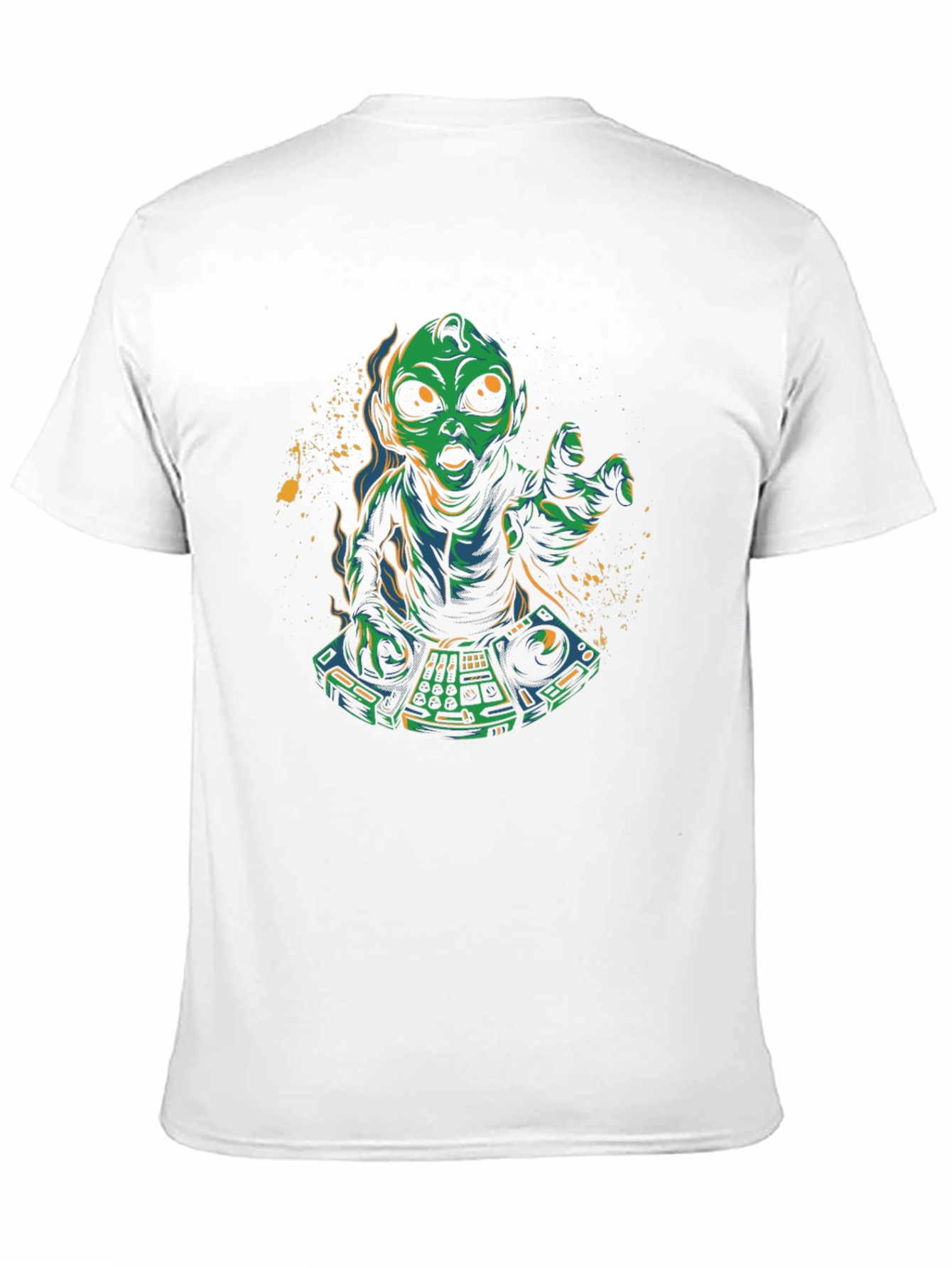 Alien DJ Graphic T-Shirt