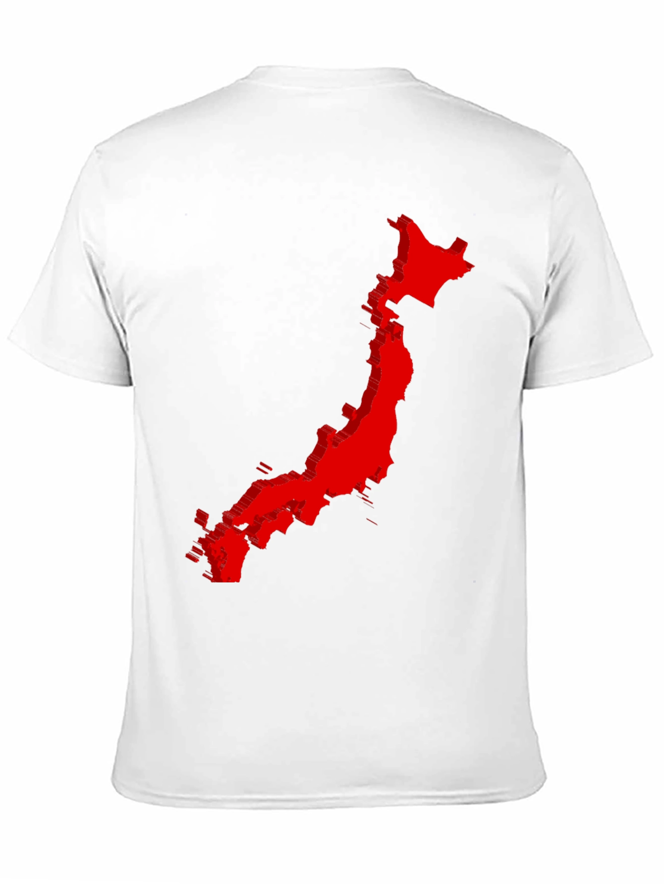 Japan Map Graphic Tee - Cool Black Shirt