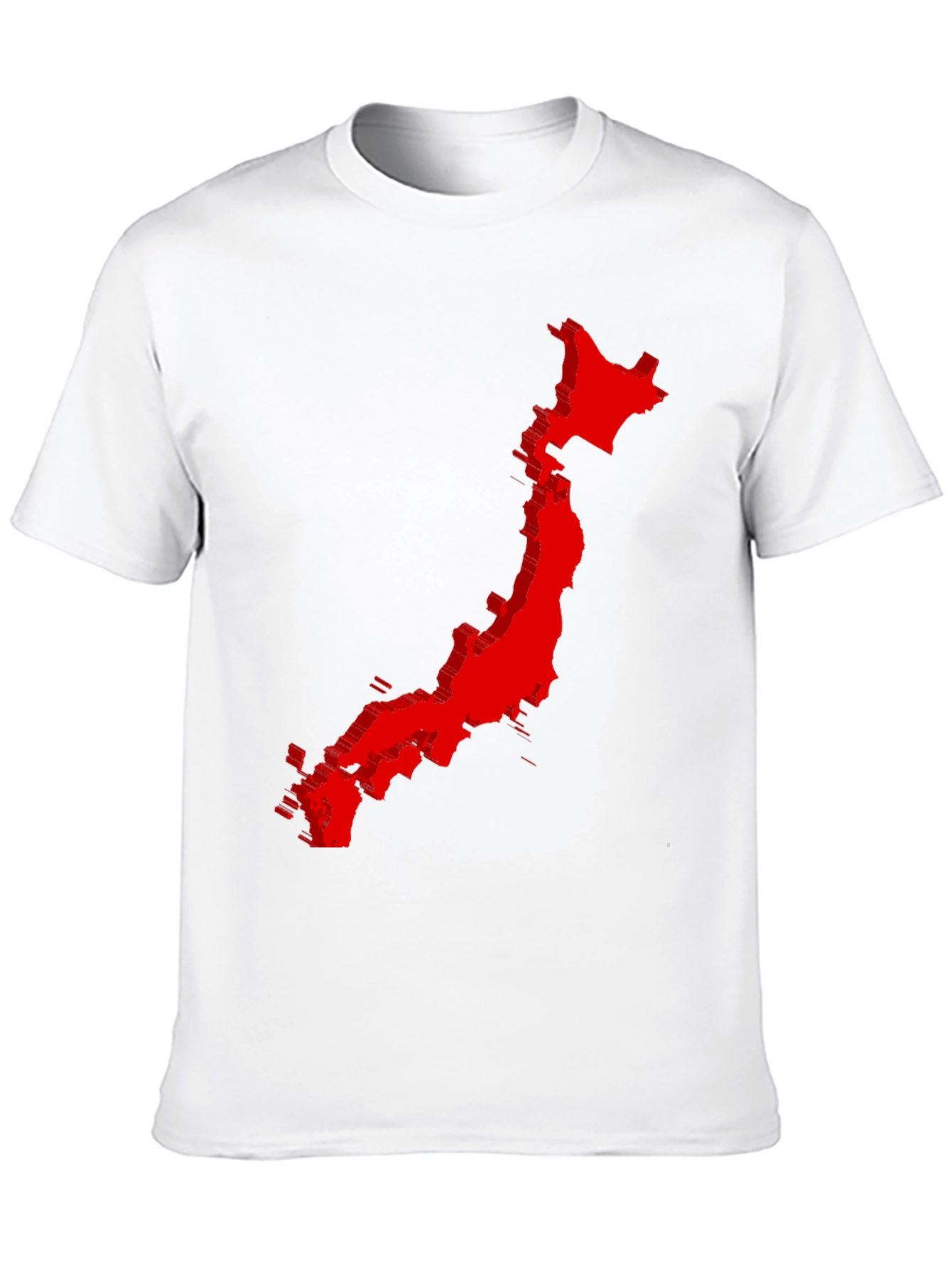 Japan Map Graphic Tee - Cool Black Shirt