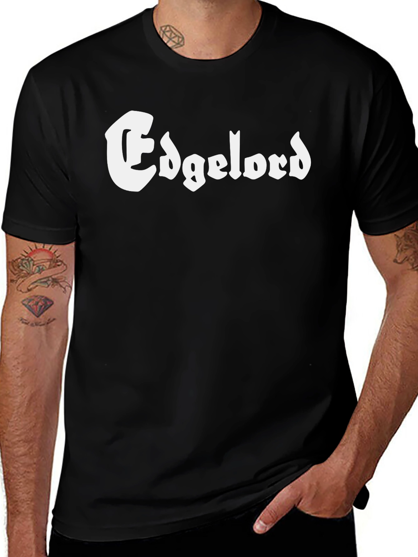 Edgelord Graphic Tee - Bold Statement Shirt
